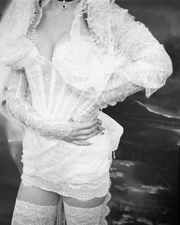 Angelica Mini Bridal Dress