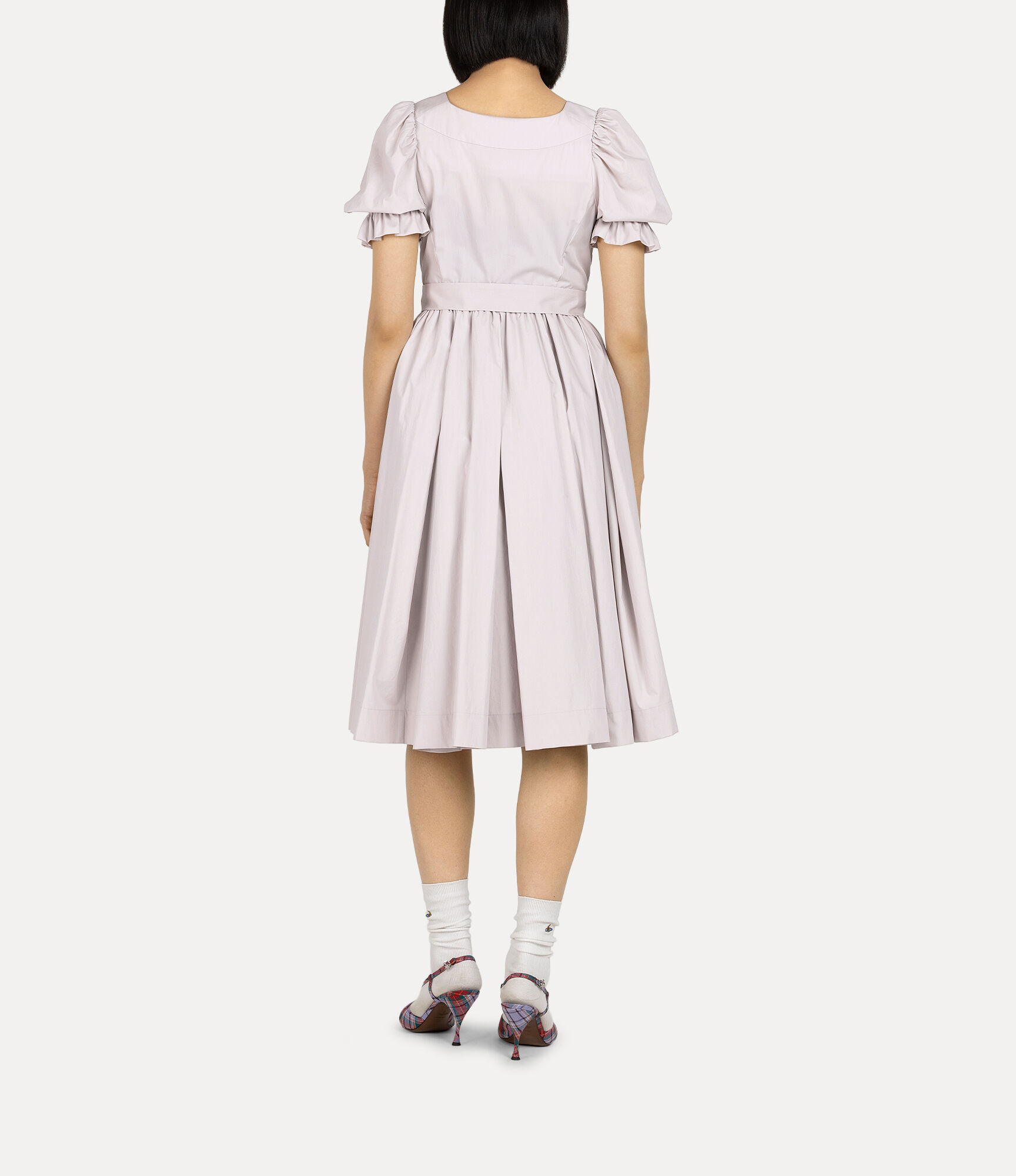 Typewriter Miter Big Pleat Dress  large image number 3