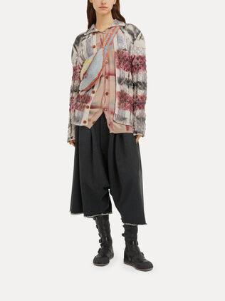 Dual Tartan Cardigan