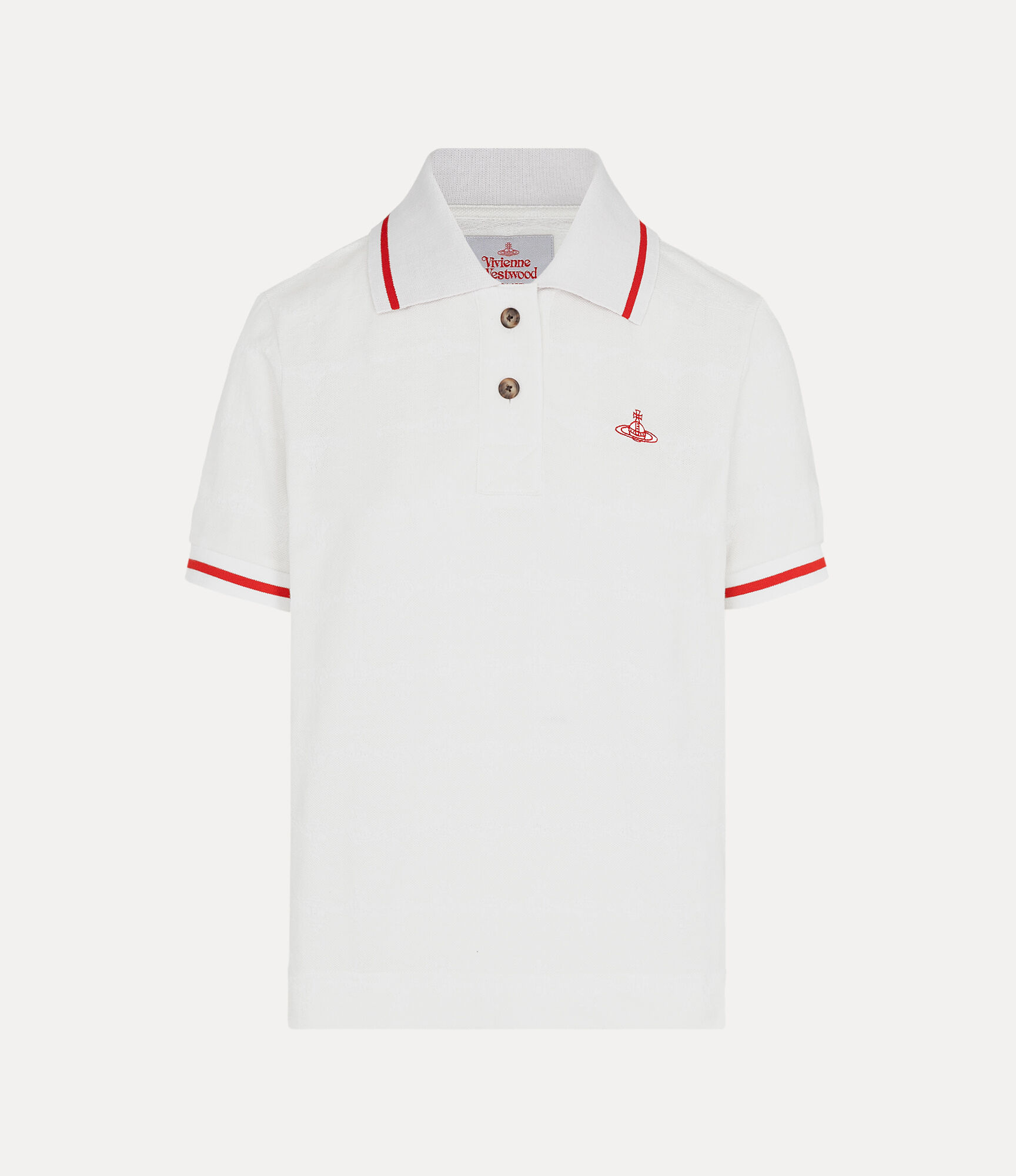 Orb Chain Repeat Pique Polo Top