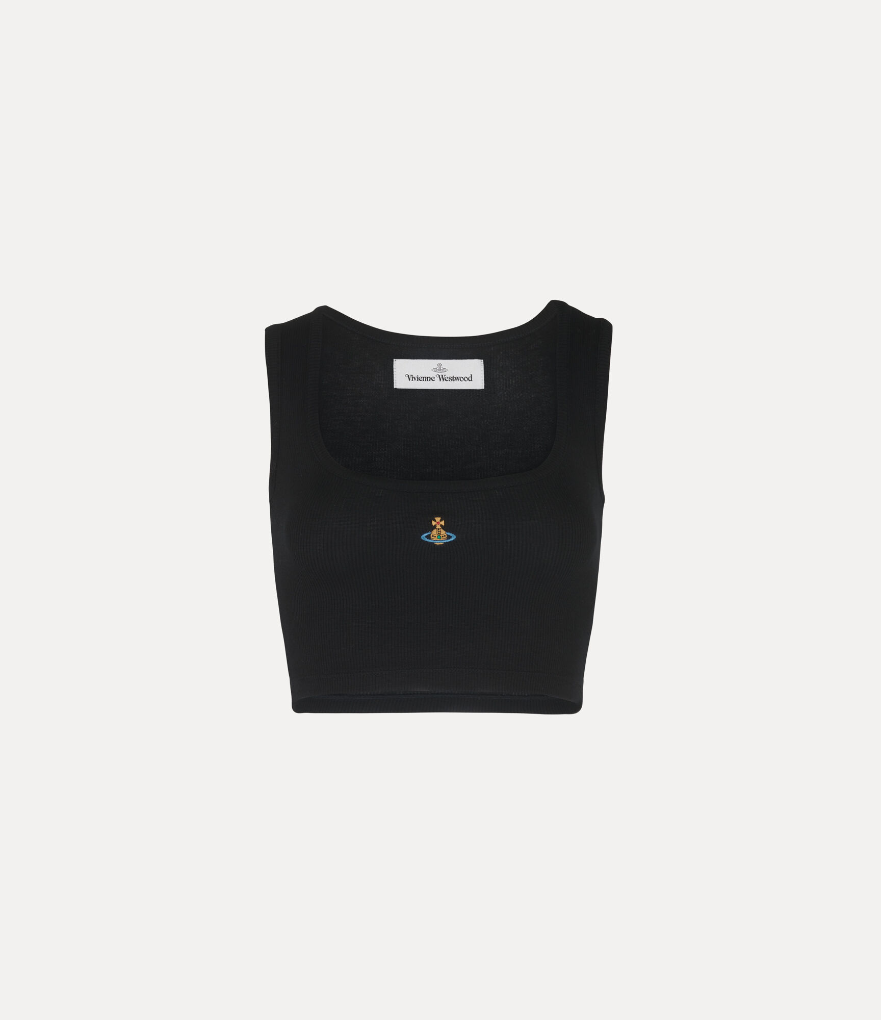 Cropped Rib Vest