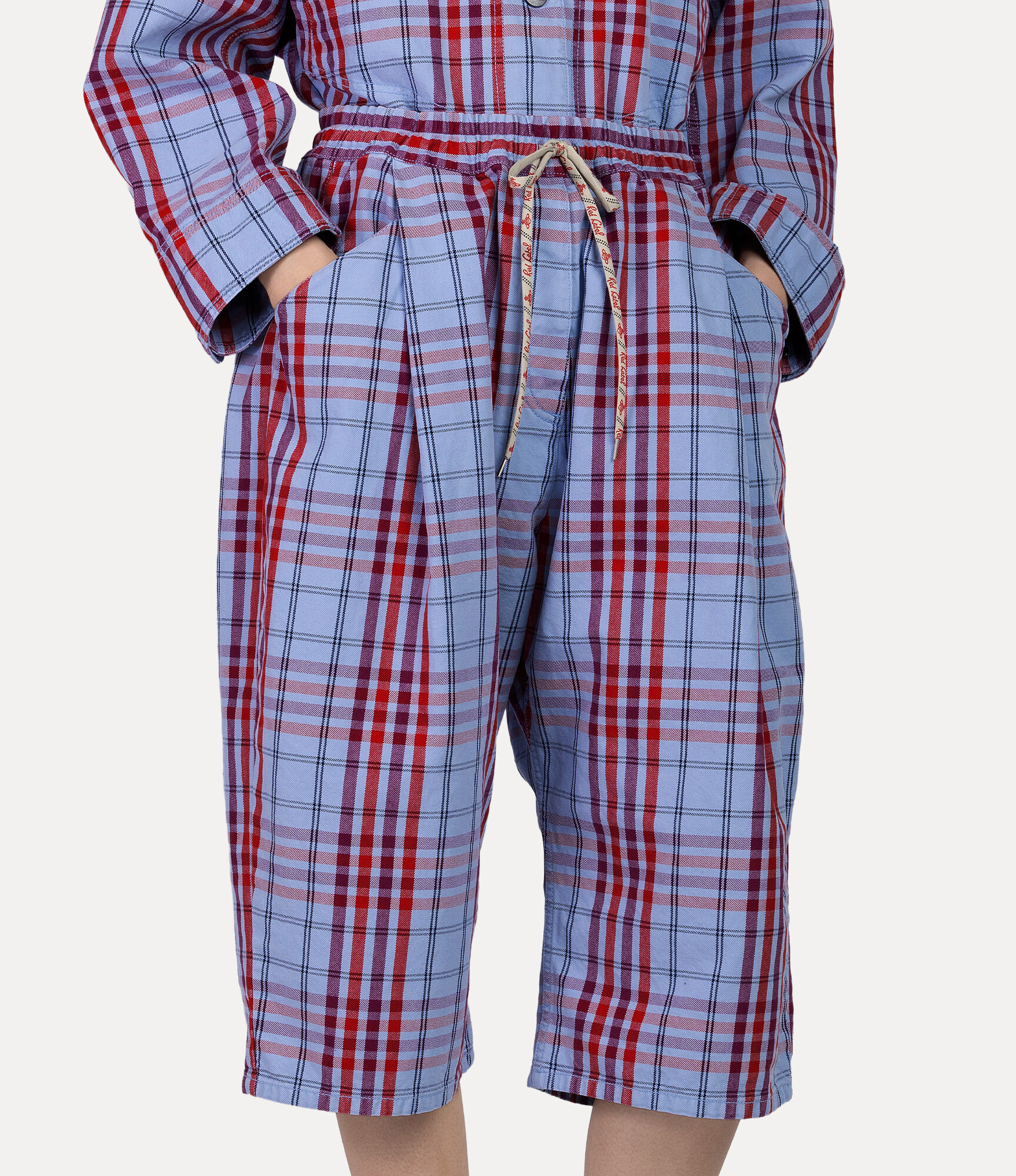Denim Tuck Half Pants  large image number 4