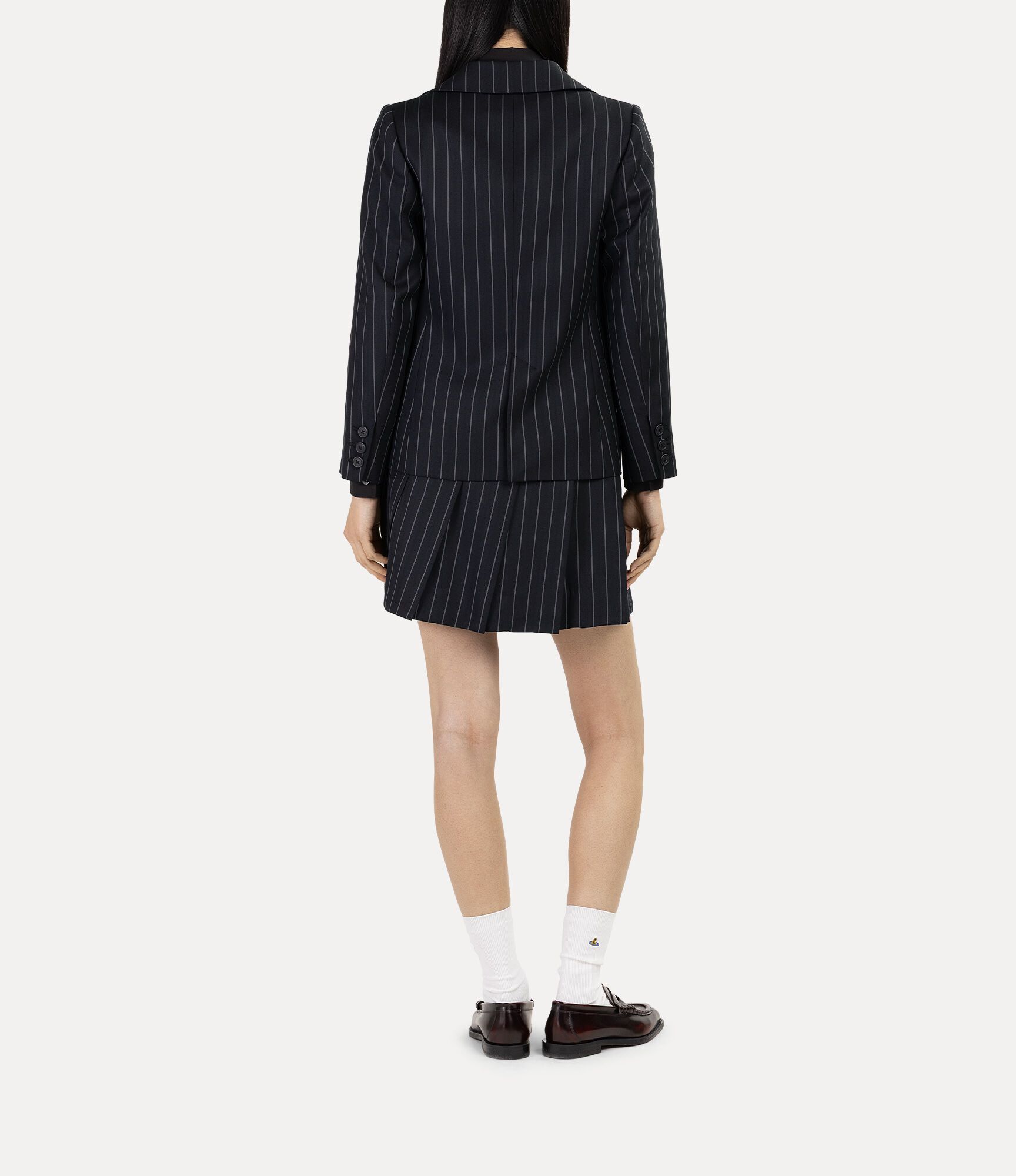 Gabardine Pleat Mini Skirt   large image number 3