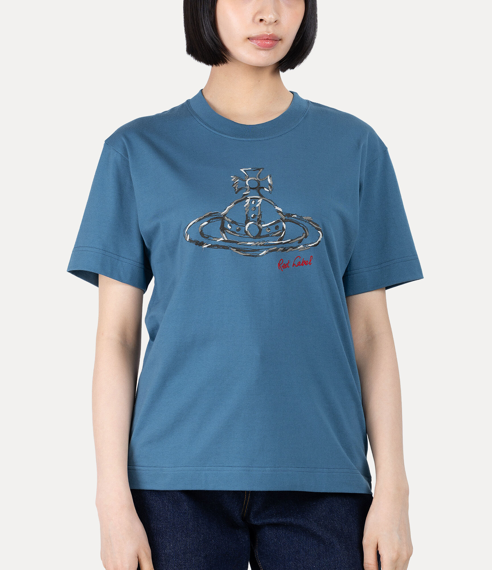Rough Stitch Colour Orb Embroidery Relaxed T-Shirt  large image number 4