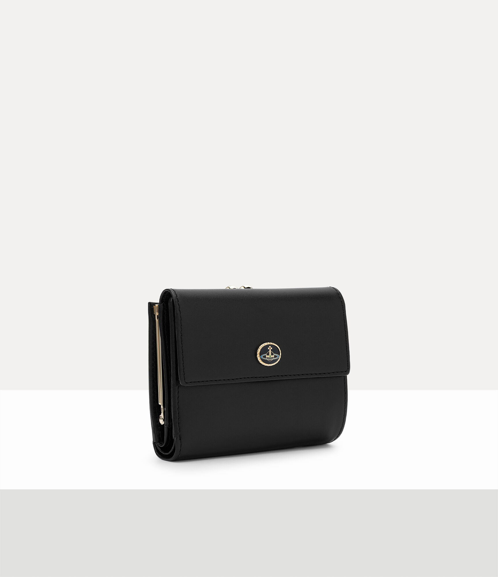 Vintage Orb Clasp Trifold Wallet  large image number 2