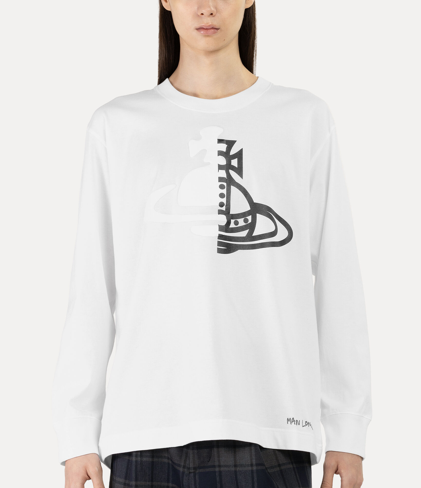 Half and Half Long Sleeve t-shirt   large image number 4