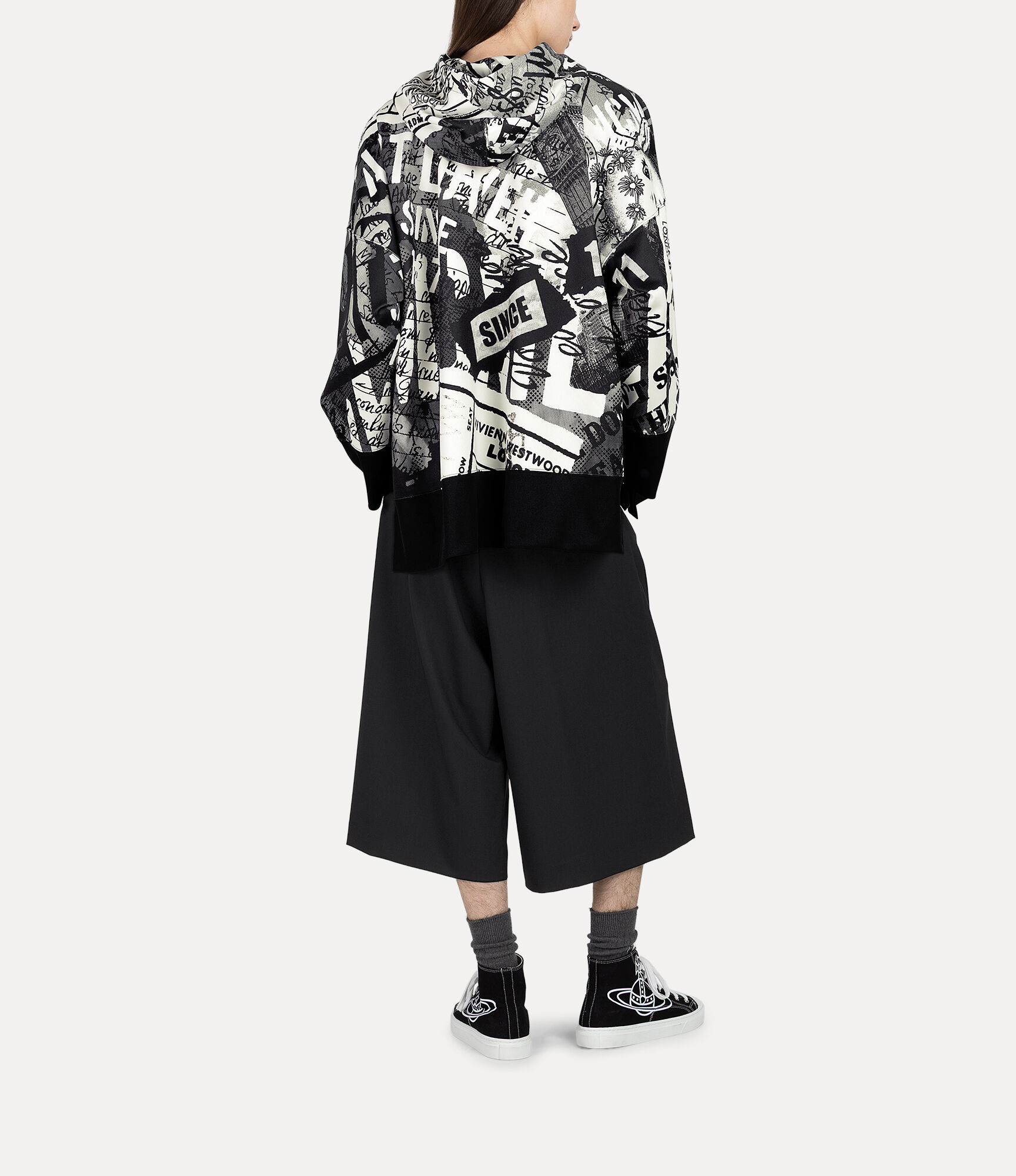 Tabloid Slit Zip Hoodie  large image number 3