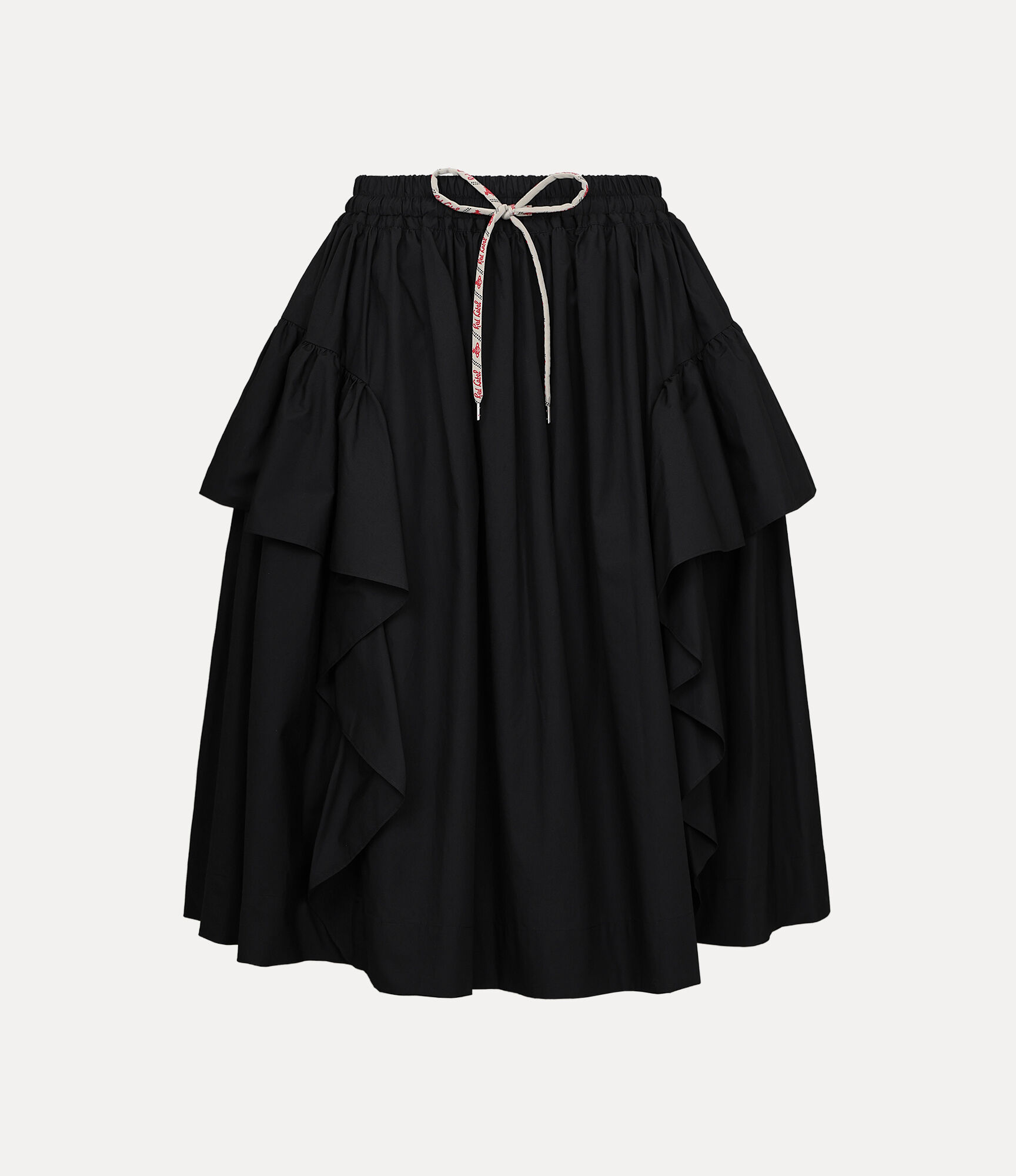 Micro Check Gathered Frill Skirt  large image number 1