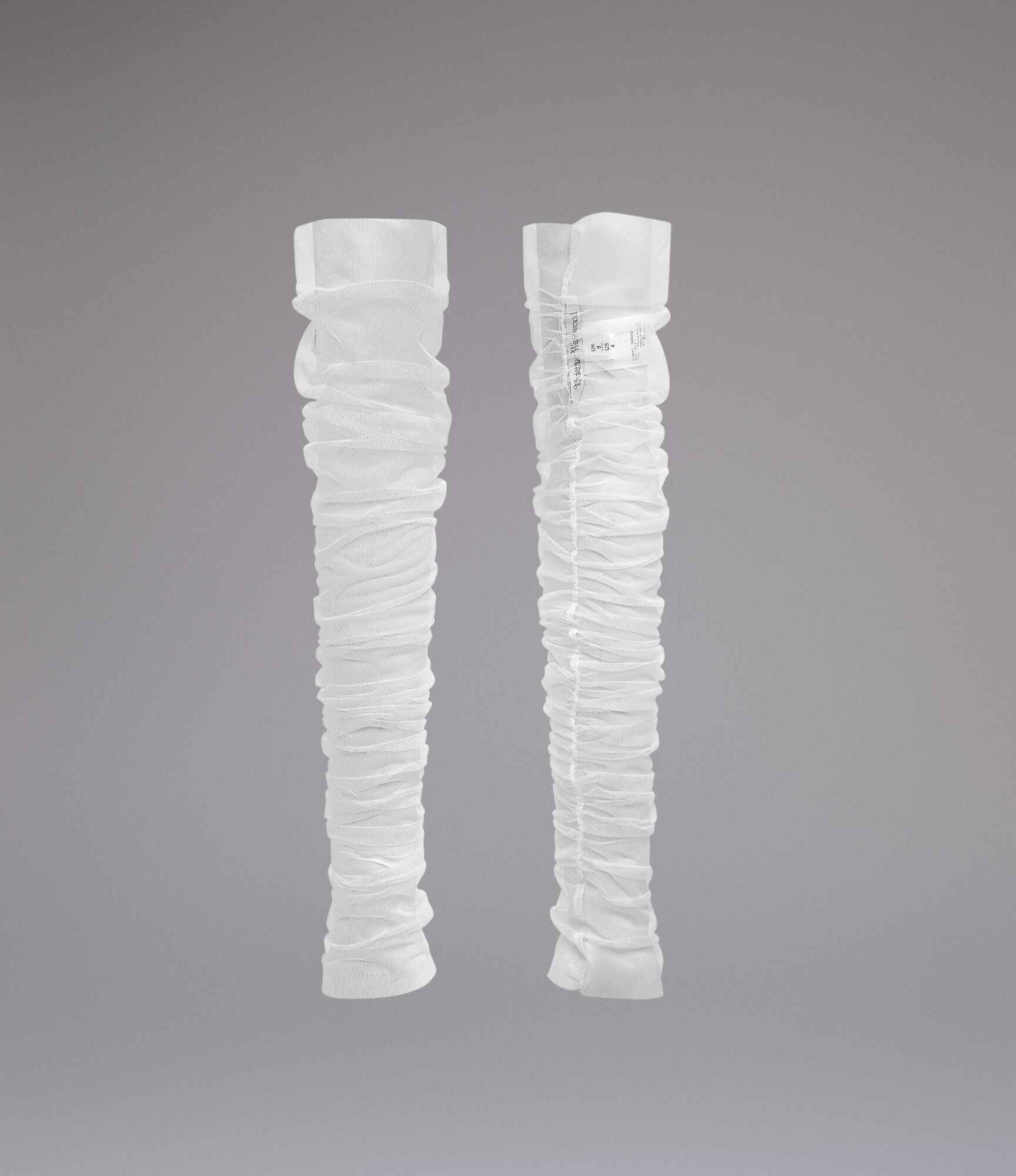 Gathered Tulle Sleeves 43cm  large image number 1