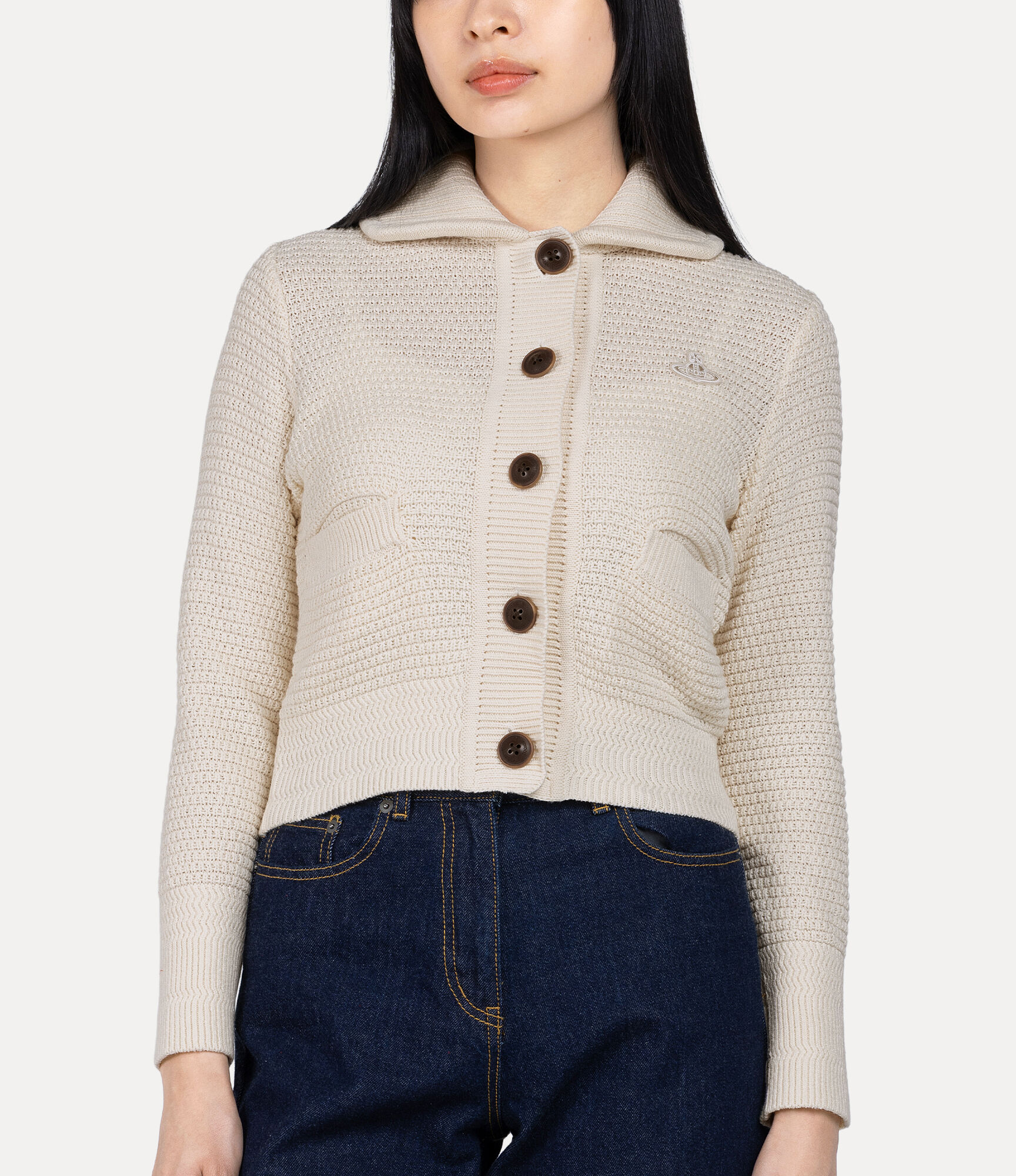 Round Collar cardigan  large image number 4