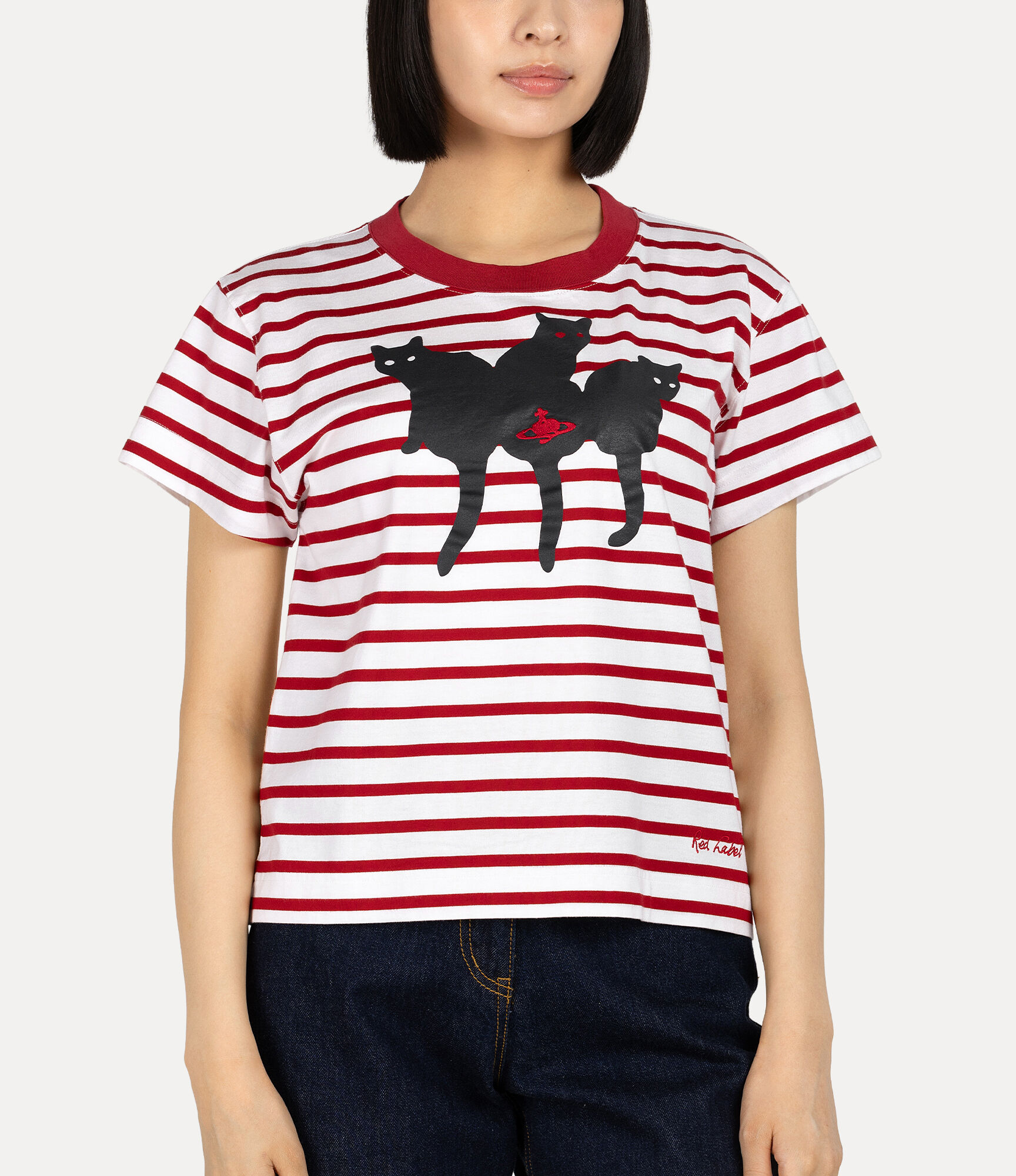 Cat Print Boy's Short T-shirt  large image number 4