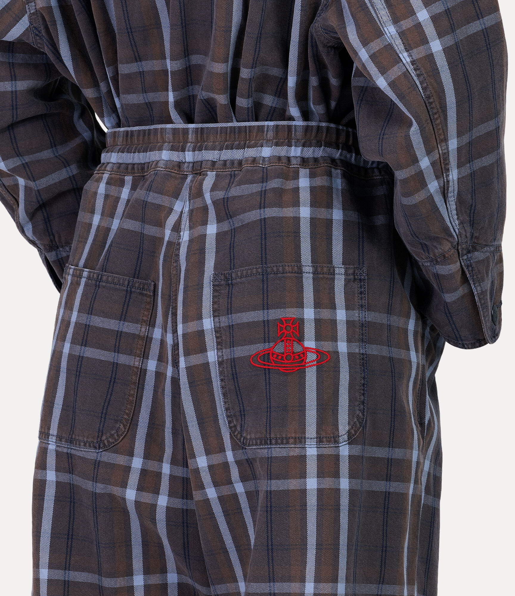 Denim Tuck Half Pants  large image number 5