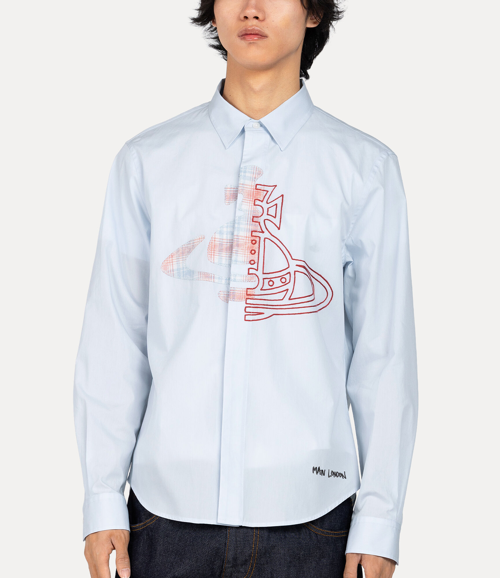 Half and Half Round Classic Shirt  large image number 4