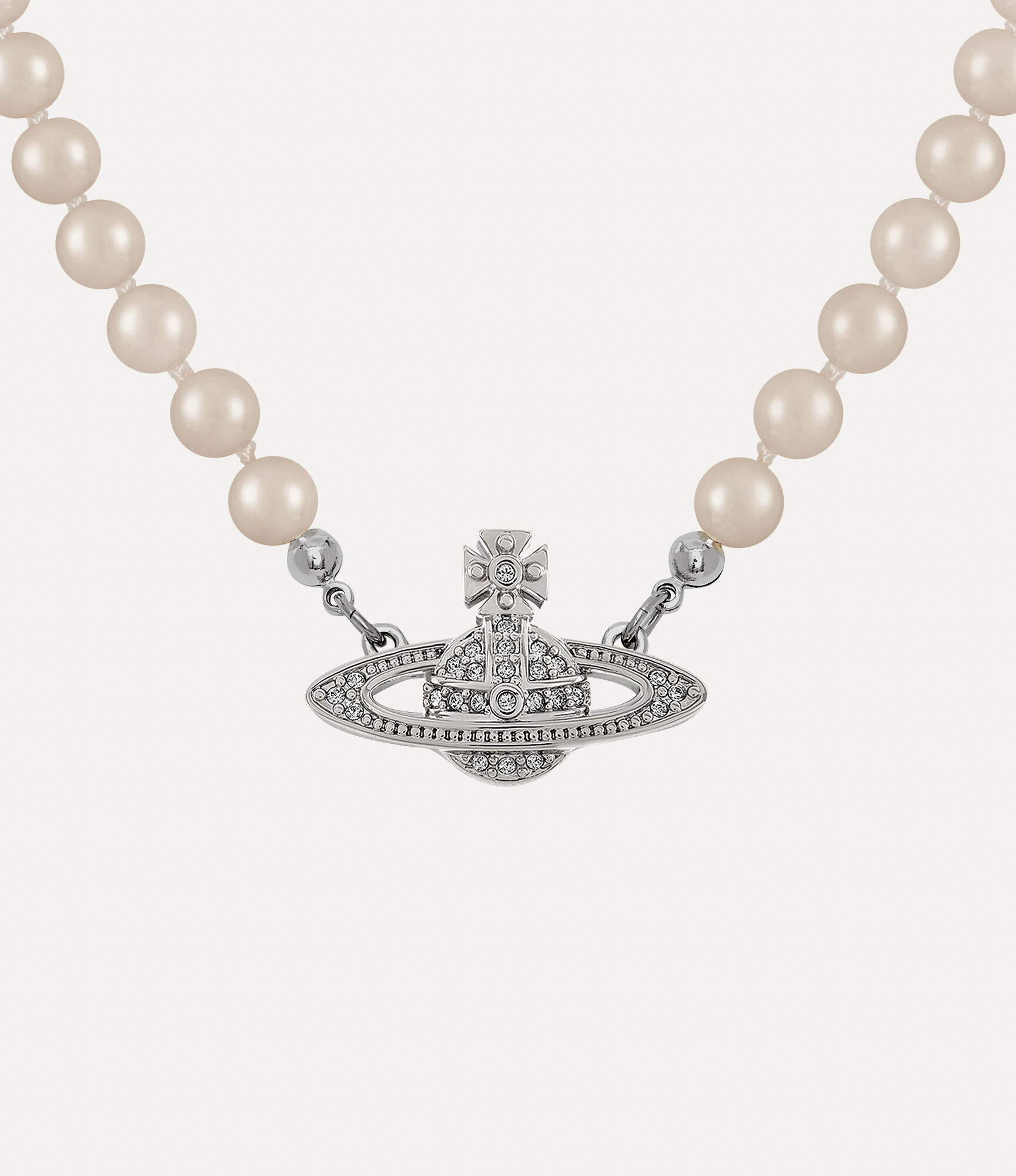 Man. Mini Bas Relief Pearl Necklace  large image number 2
