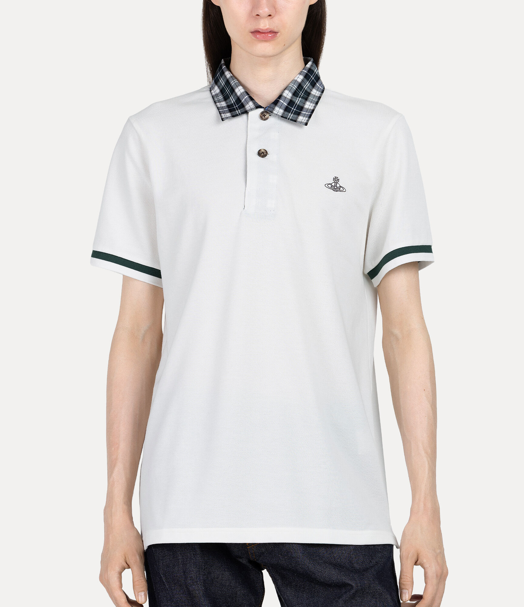 Detailed Check Polo  large image number 4