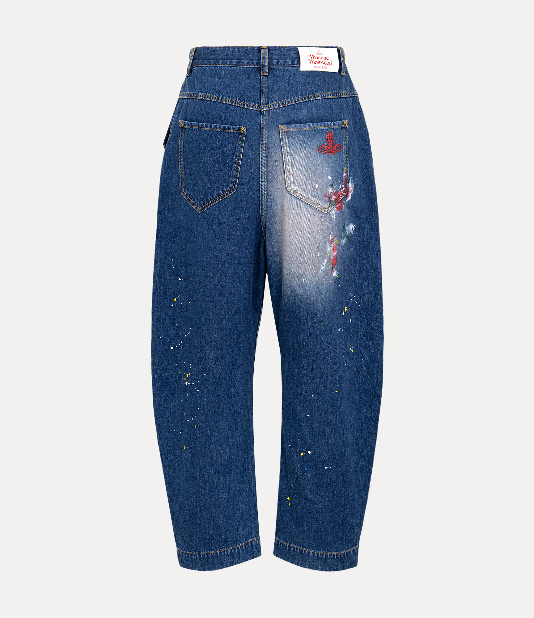 Hand Painted Denim Curve Pants  large image number 5