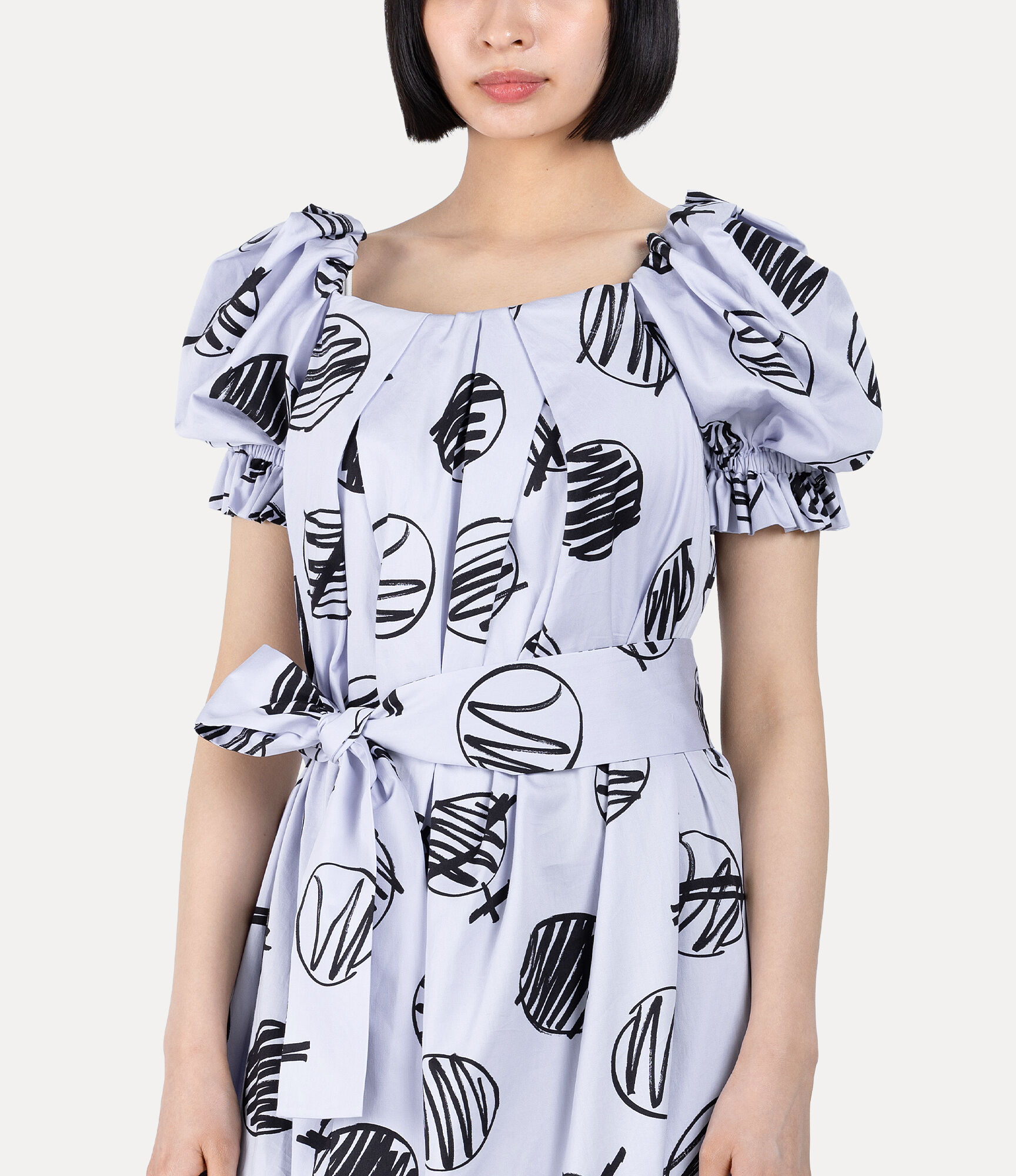 Scribble Dots Print Dress  large image number 6
