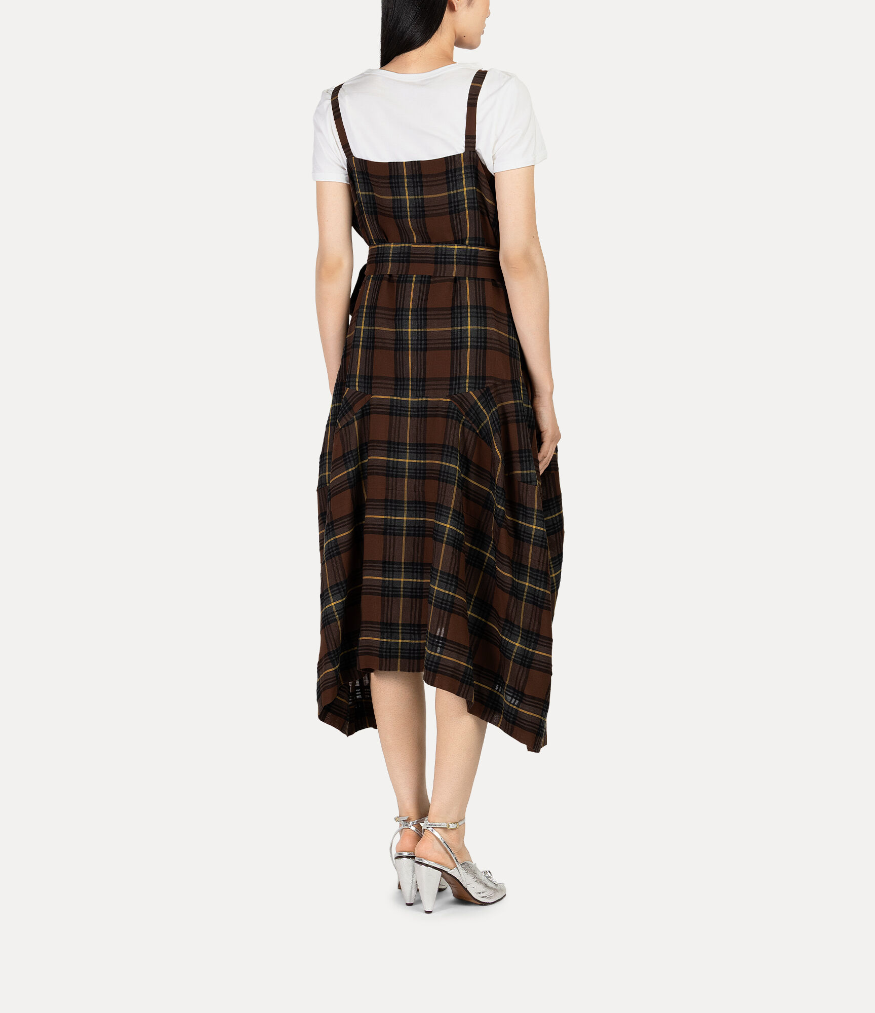See Through Check Jumper Skirt  large image number 3