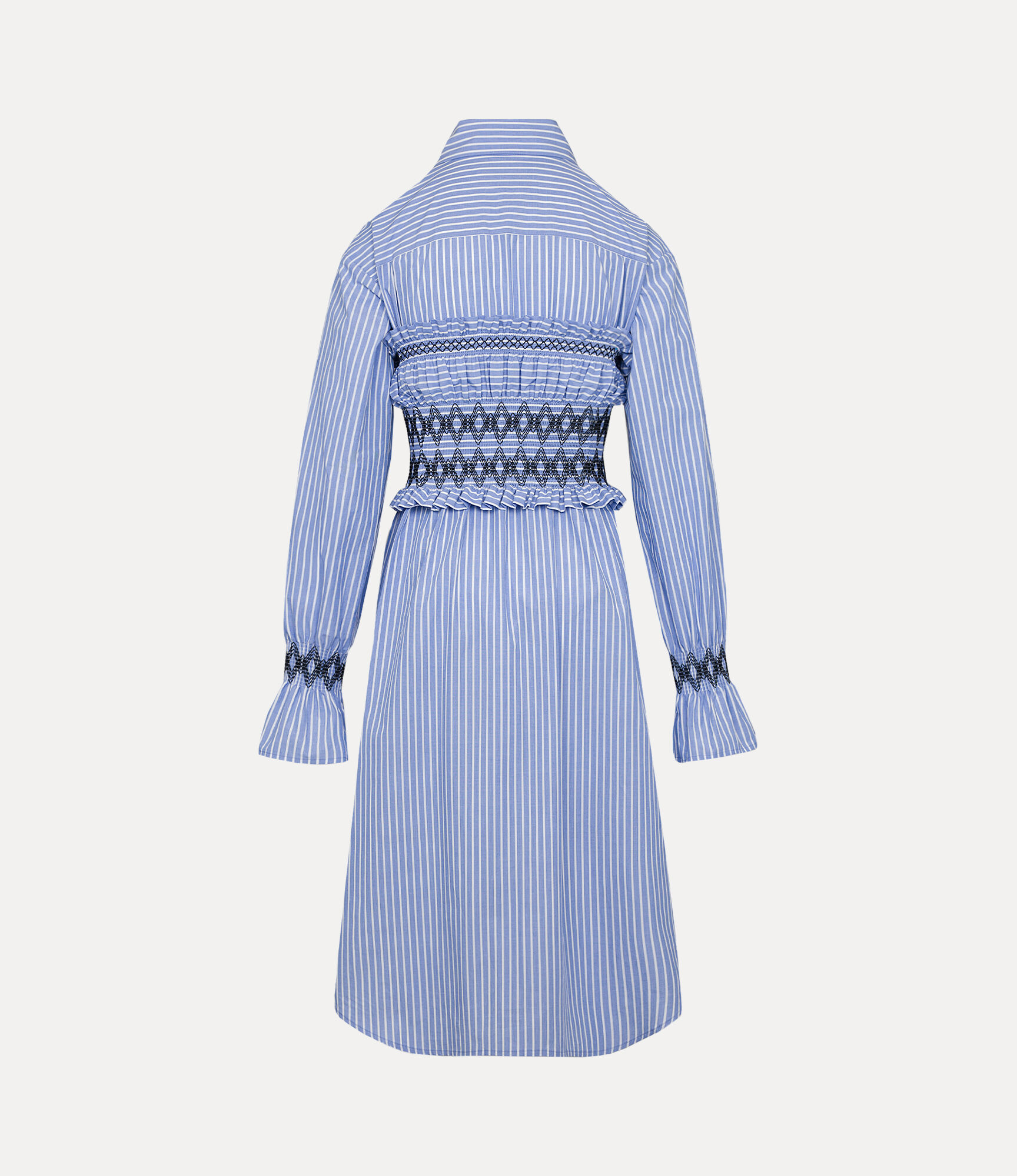 Bustier Shirring Shirt Dress   large image number 5