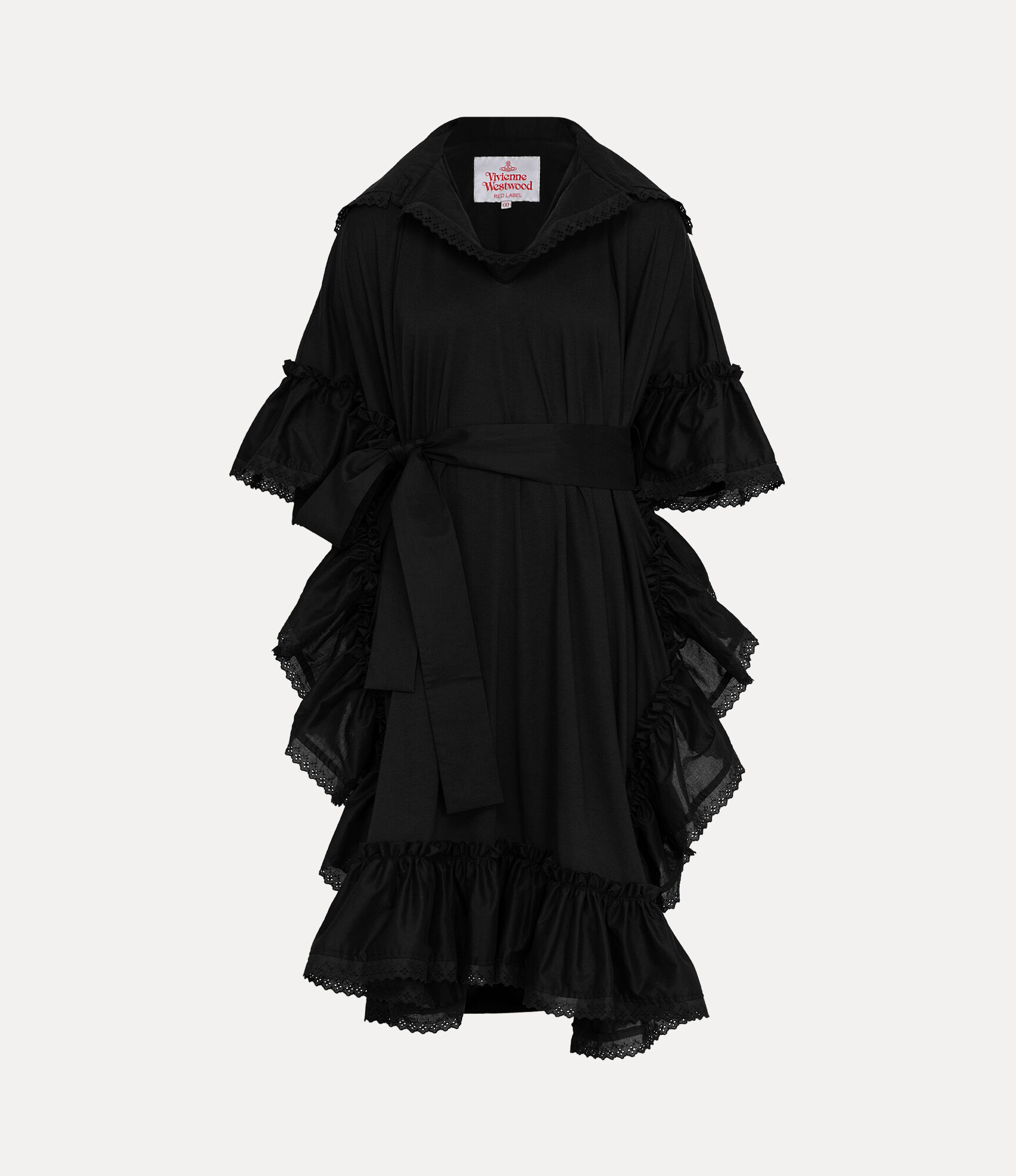 Dry Cotton Jersey Frill Dress  large image number 1