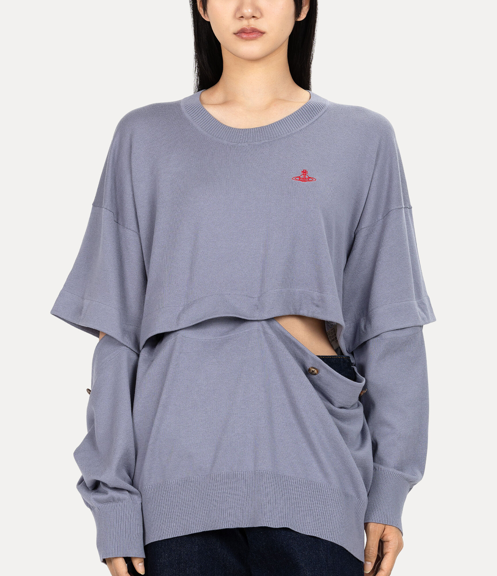 Detachable Knit Pullover  large image number 4