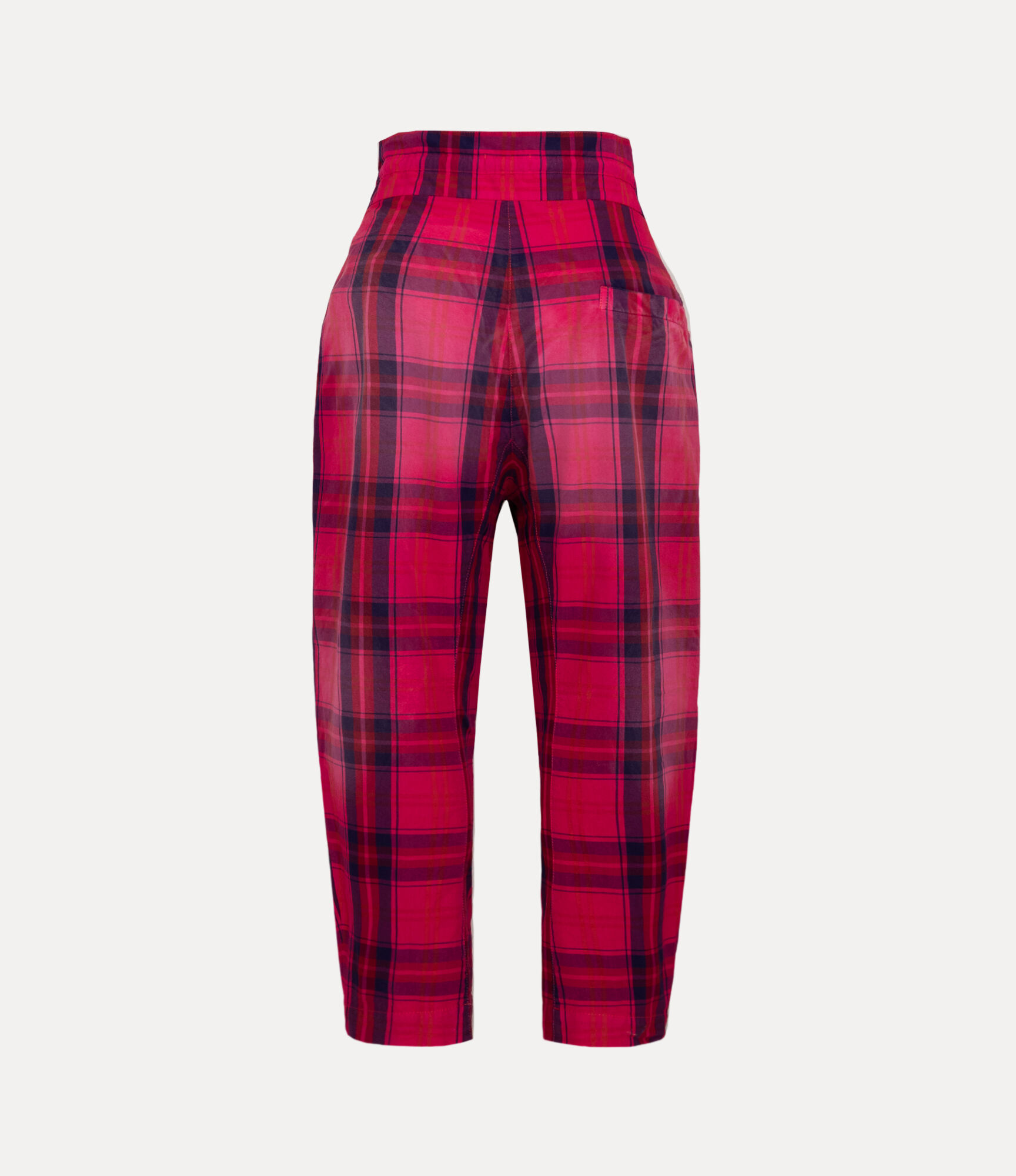 Cotton Tartan Overdye Trousers  large image number 5