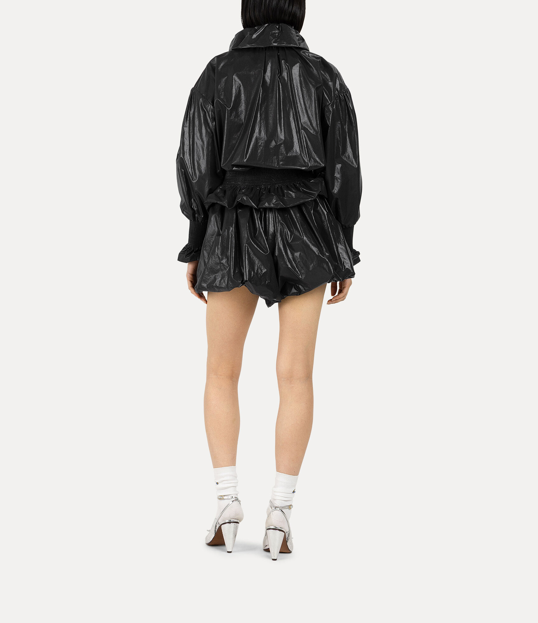 Coated Cotton Balloon Shorts  large image number 3