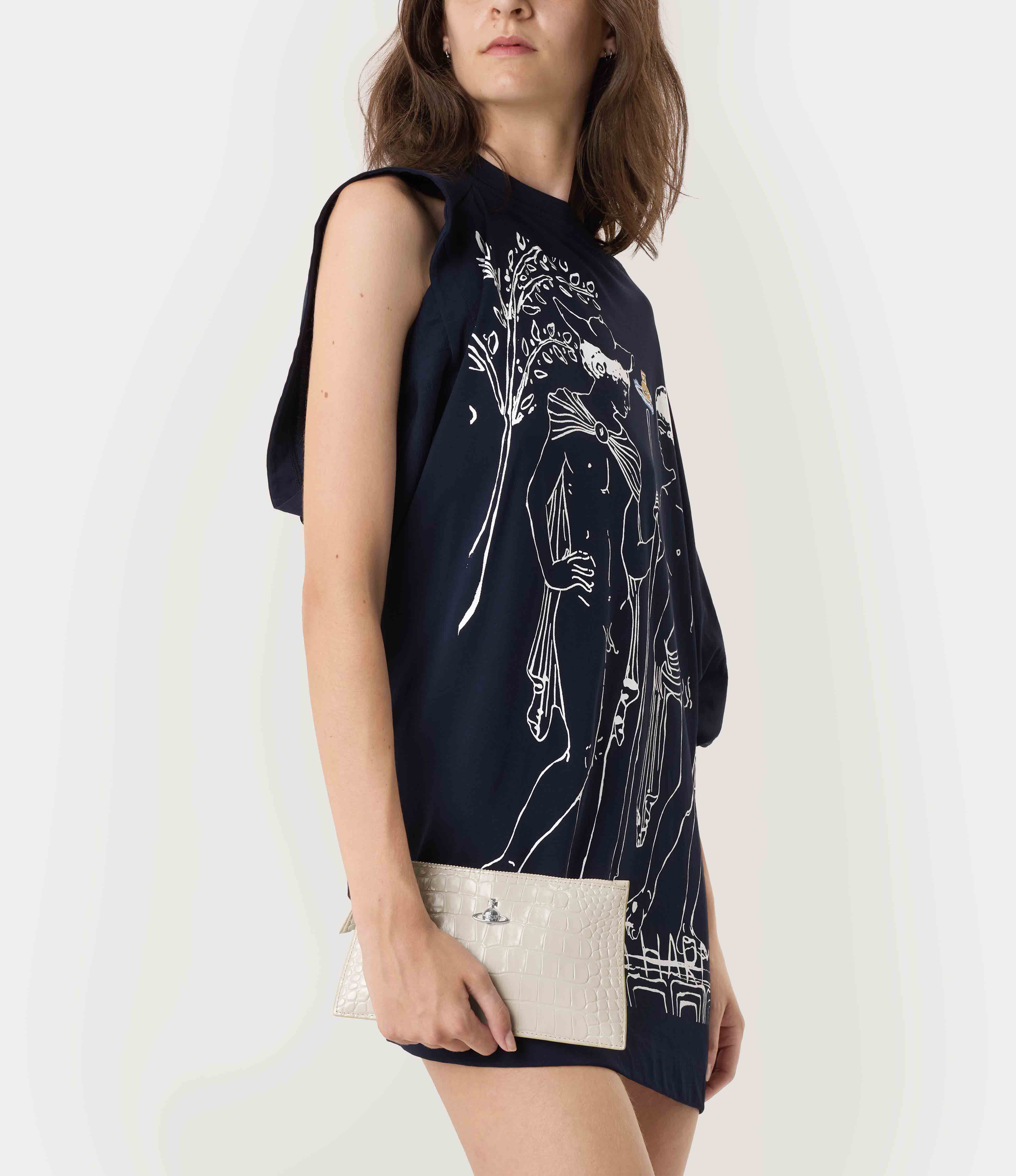 Small Flat Zip Clutch  large image number 2