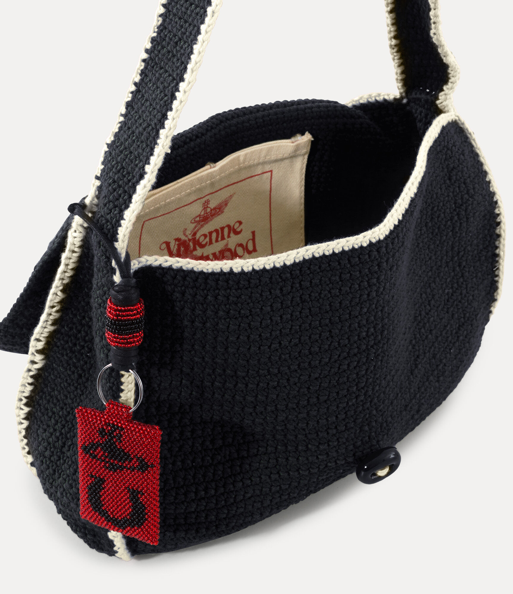 Lucky Halfmoon Crochet Bag  large image number 4