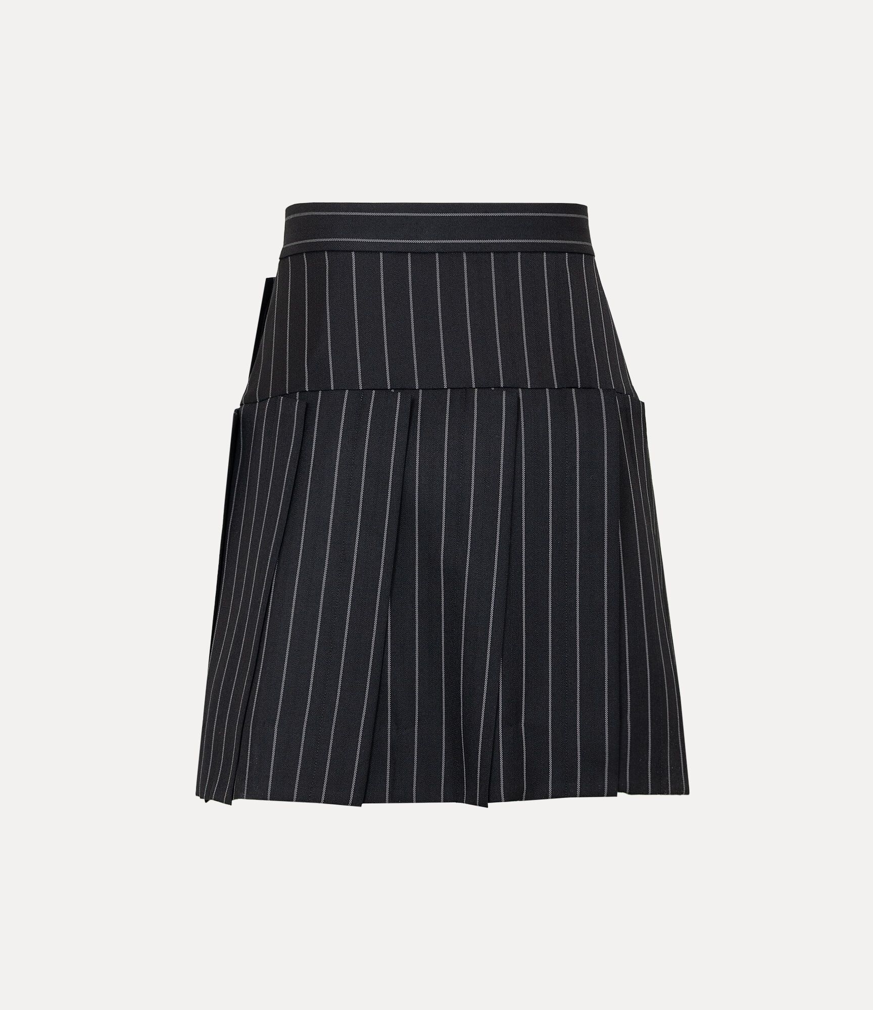 Gabardine Pleat Mini Skirt   large image number 5
