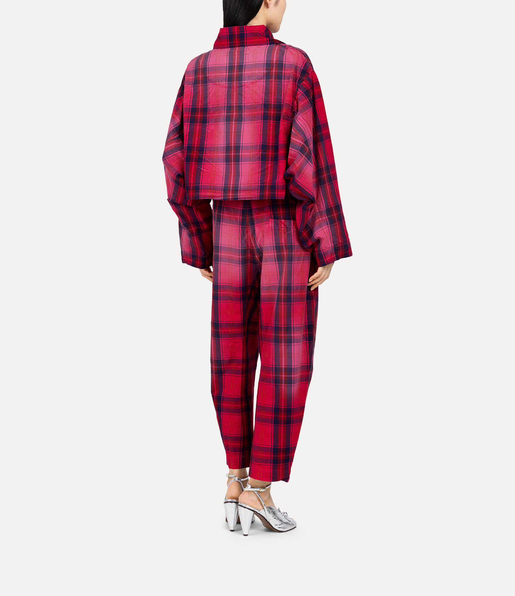 Cotton Tartan Overdye Jacket  large image number 3