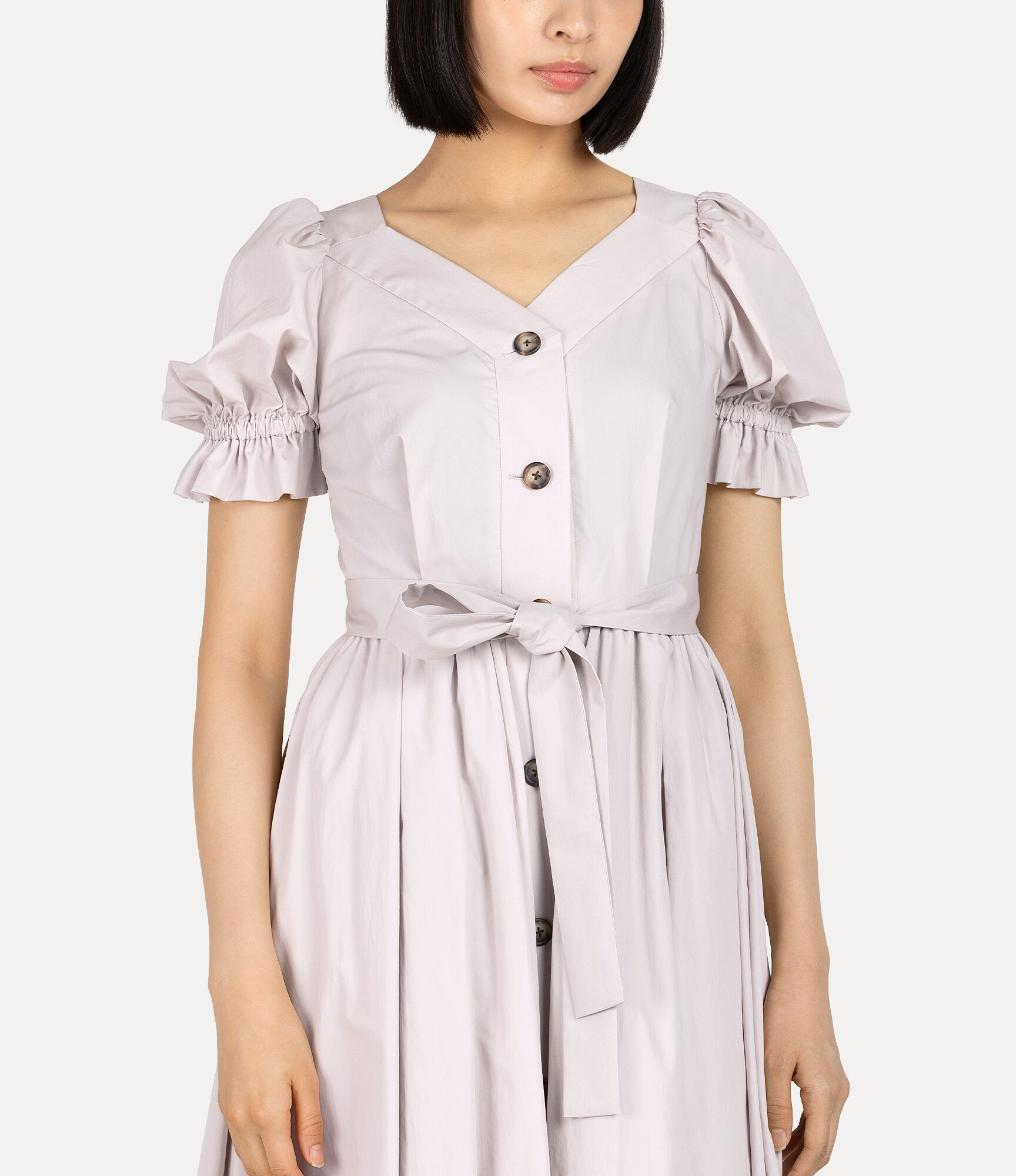 Typewriter Miter Big Pleat Dress  large image number 4