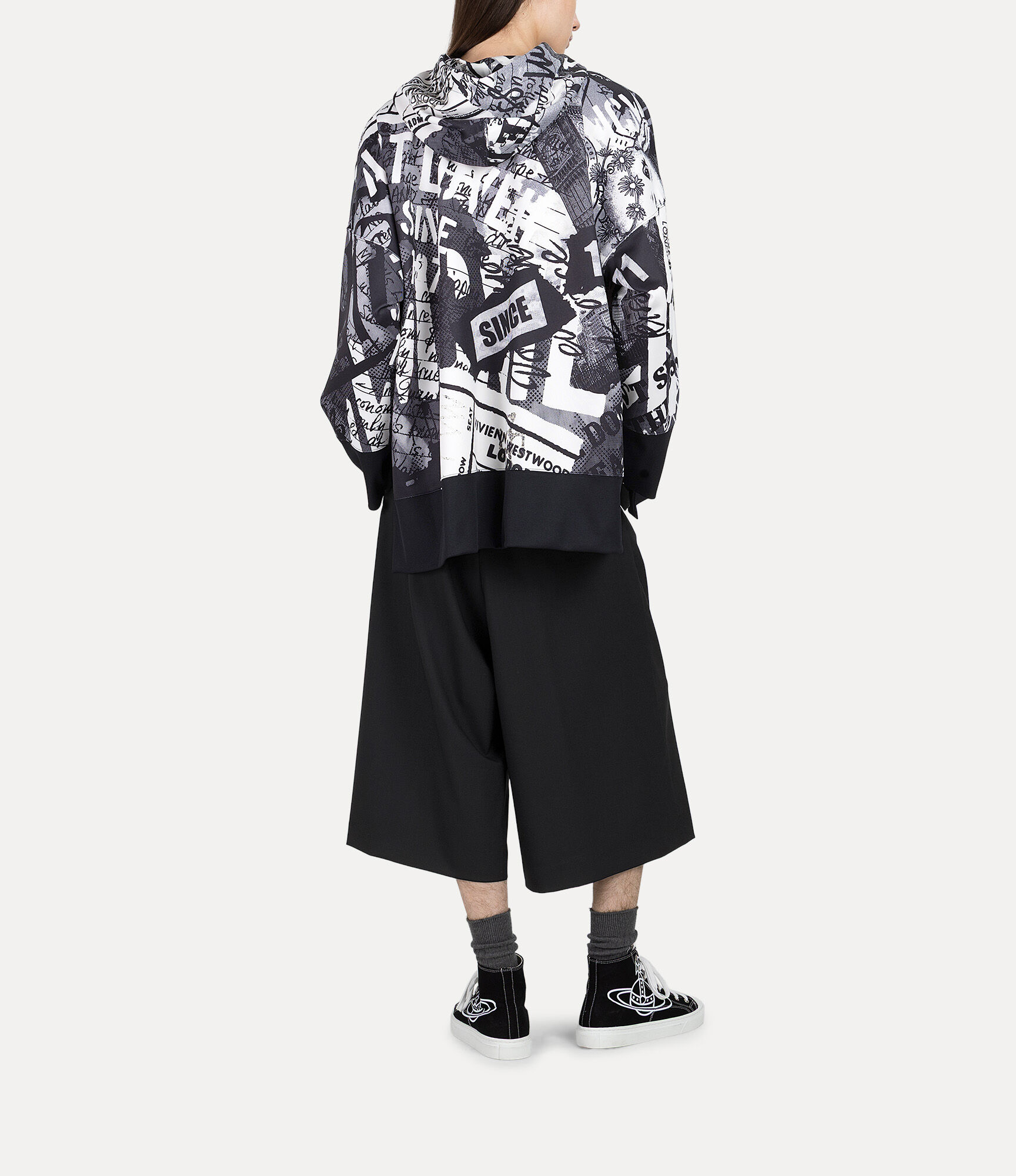 Tabloid Slit Zip Hoodie  large image number 3