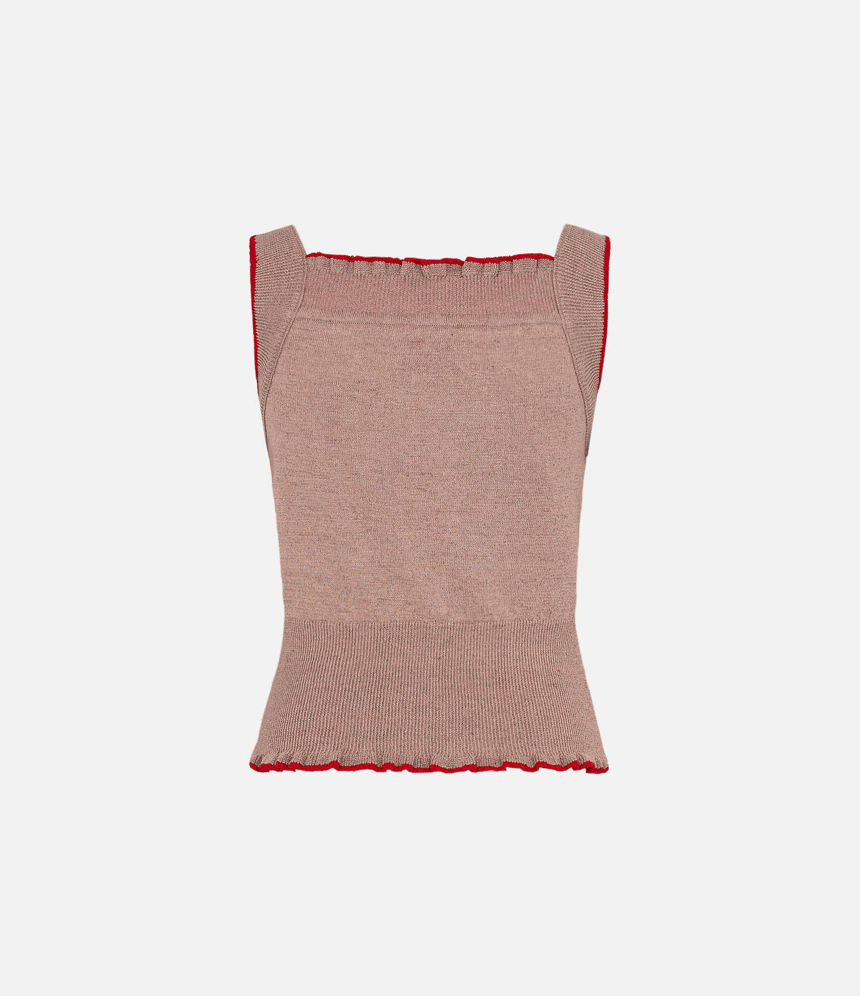Silk Linen Frill Camisole  large image number 5