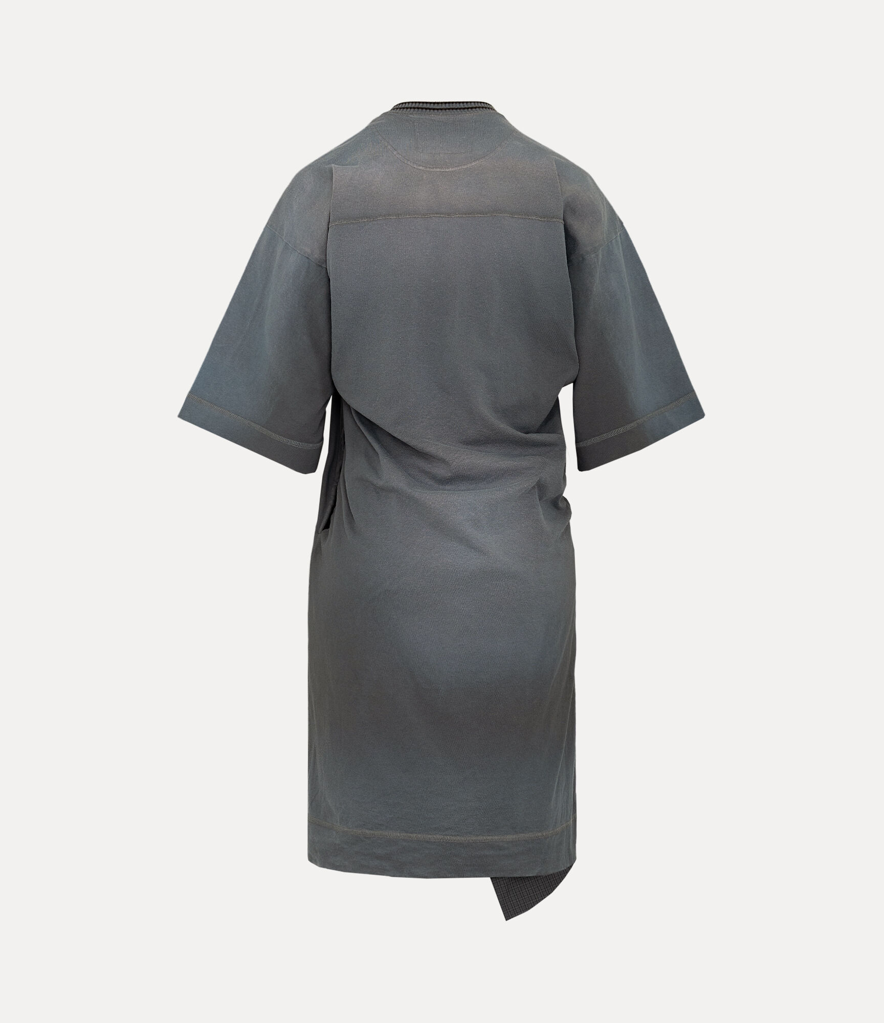 Recycled Jersey Overdye Fastener Dress  large image number 5