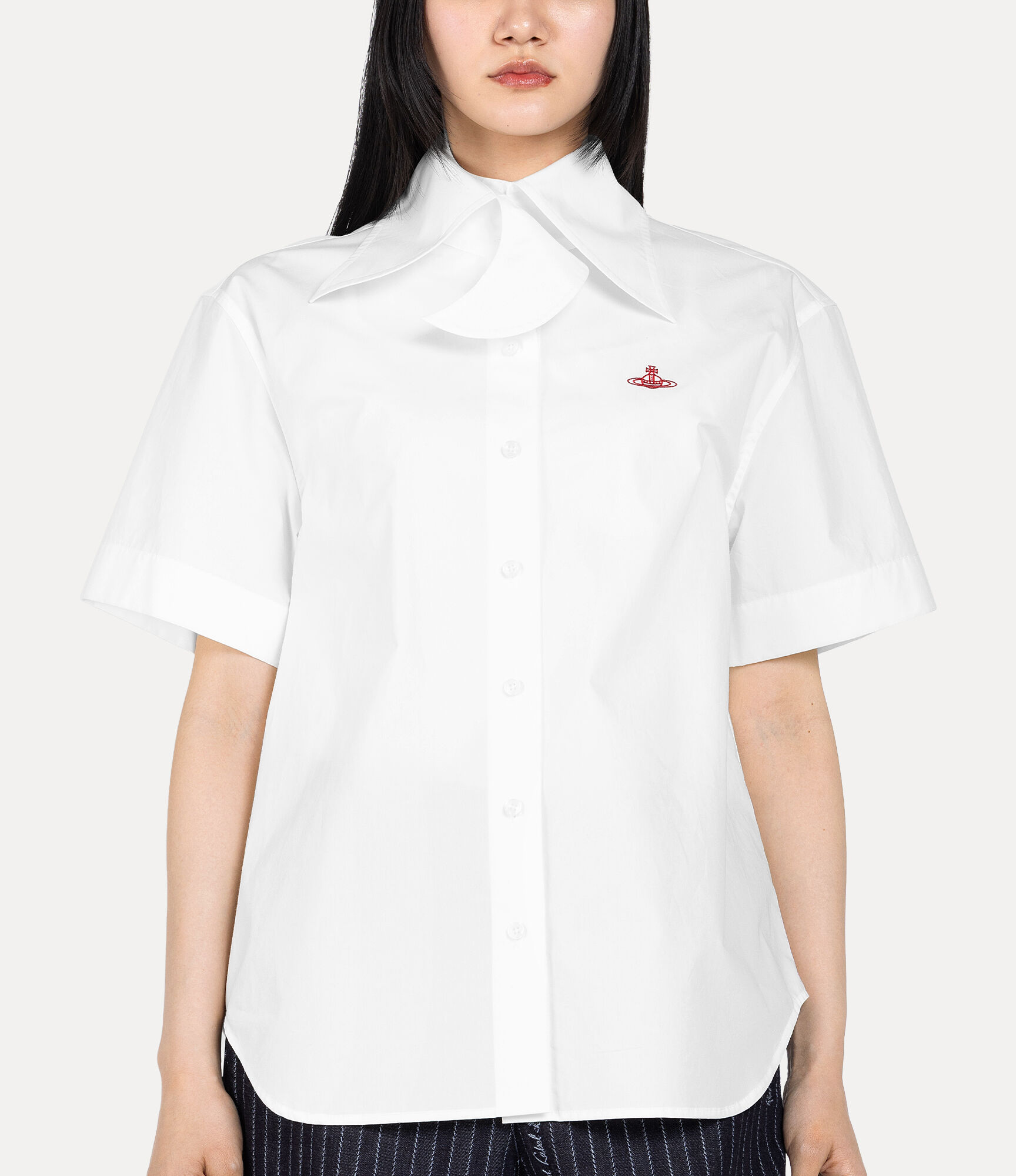 Organic Cotton Washer Short Sleeve Bird Shirt  large image number 4