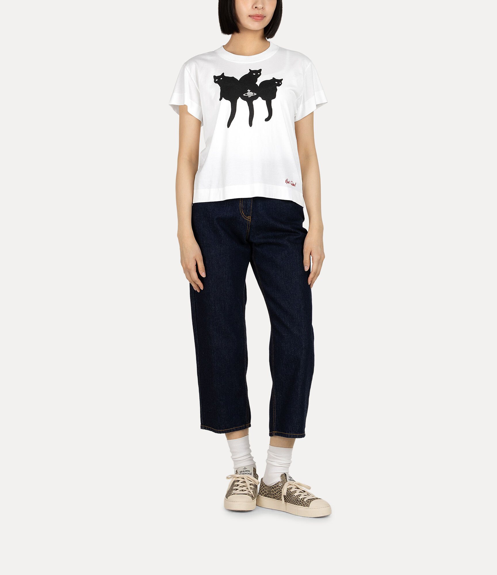 Cat Print Boy's Short T-shirt  large image number 2