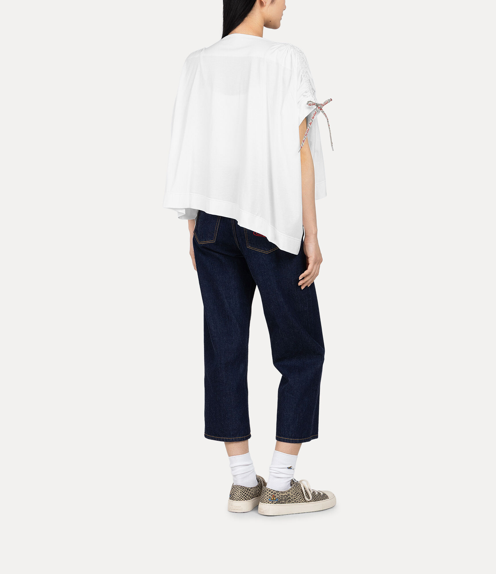 Organic Dry Jersey Drawstring Gathered Relaxed Top  large image number 3