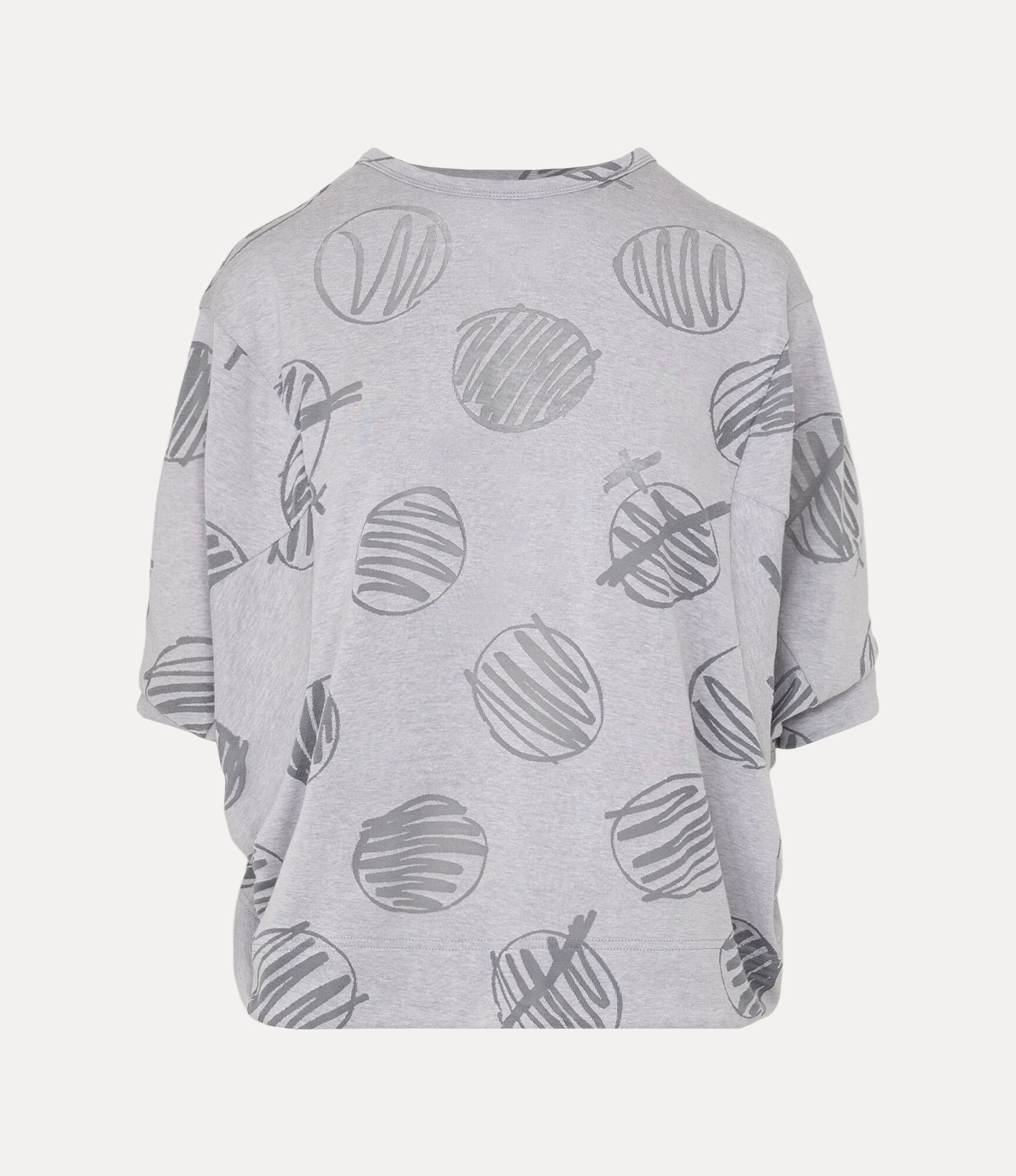 Scribble Dots Jersey Dolman Top