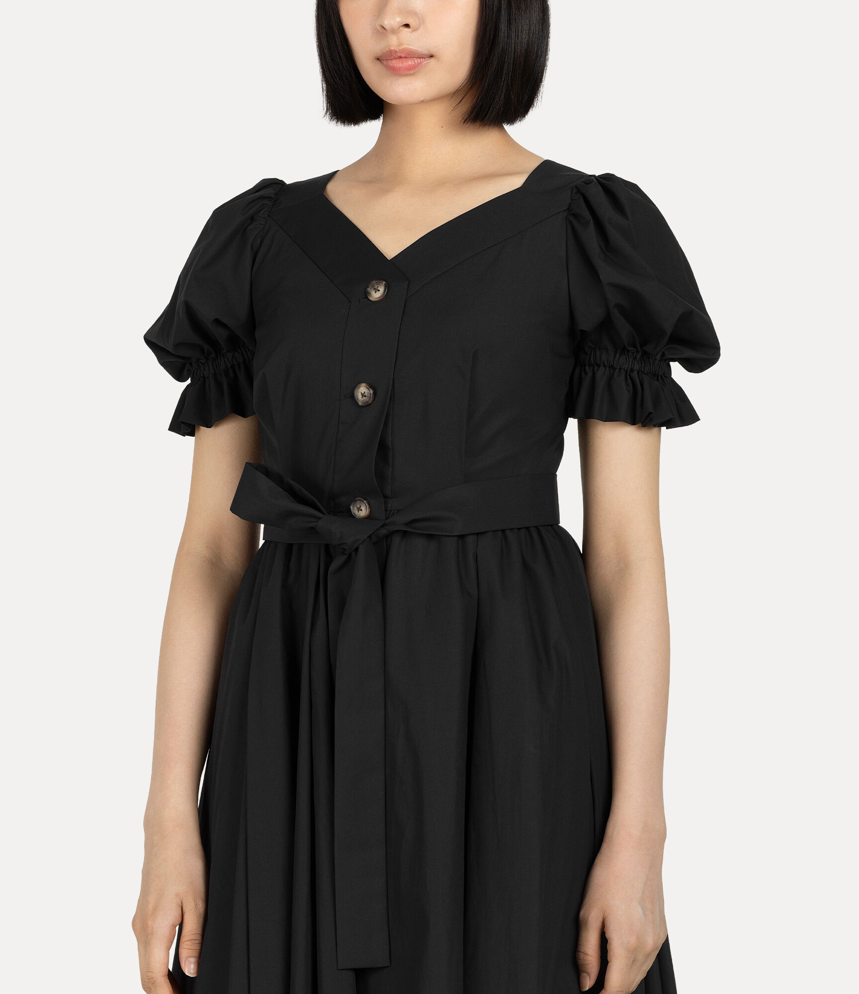 Typewriter Miter Big Pleat Dress  large image number 4