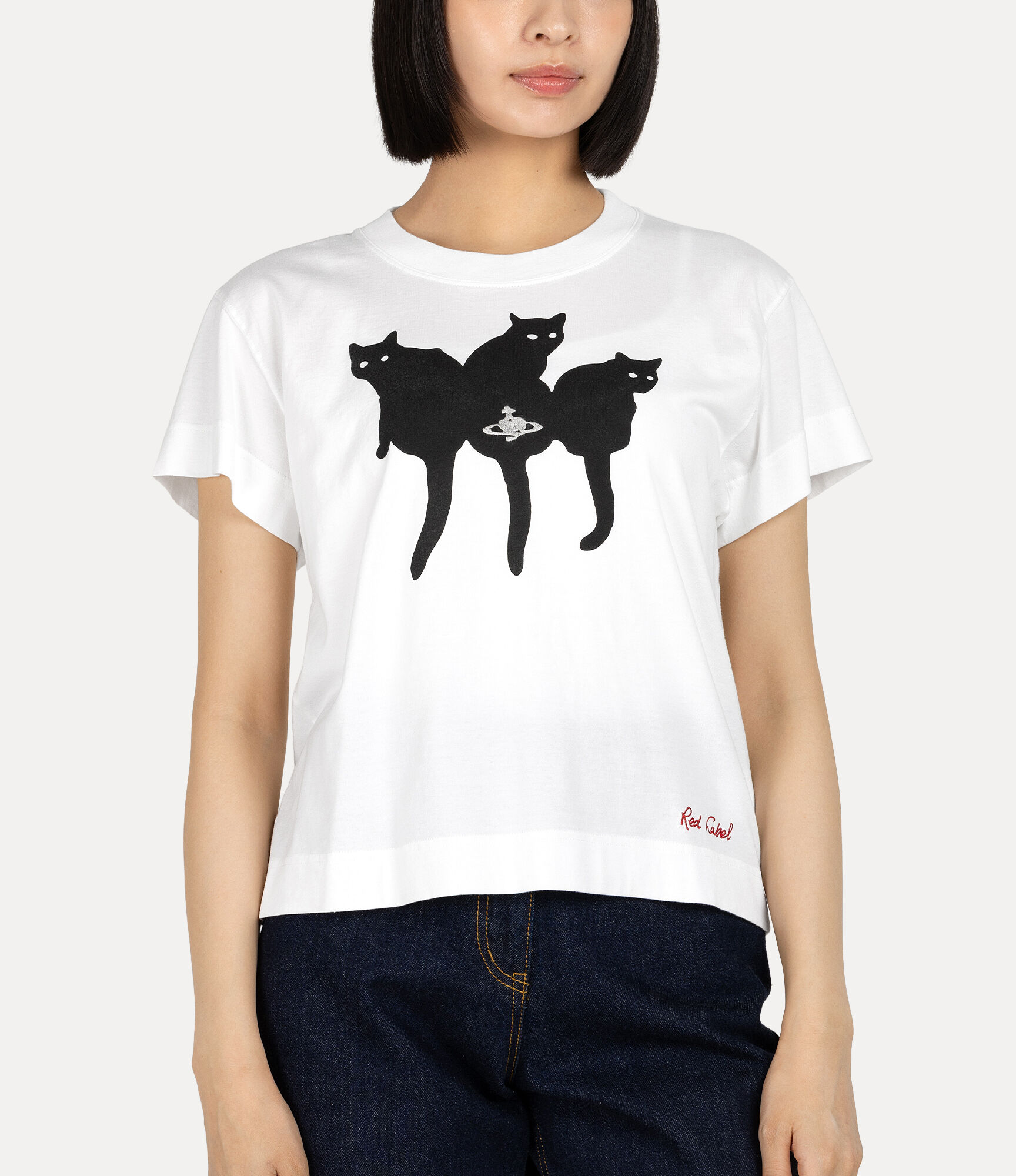 Cat Print Boy's Short T-shirt  large image number 4