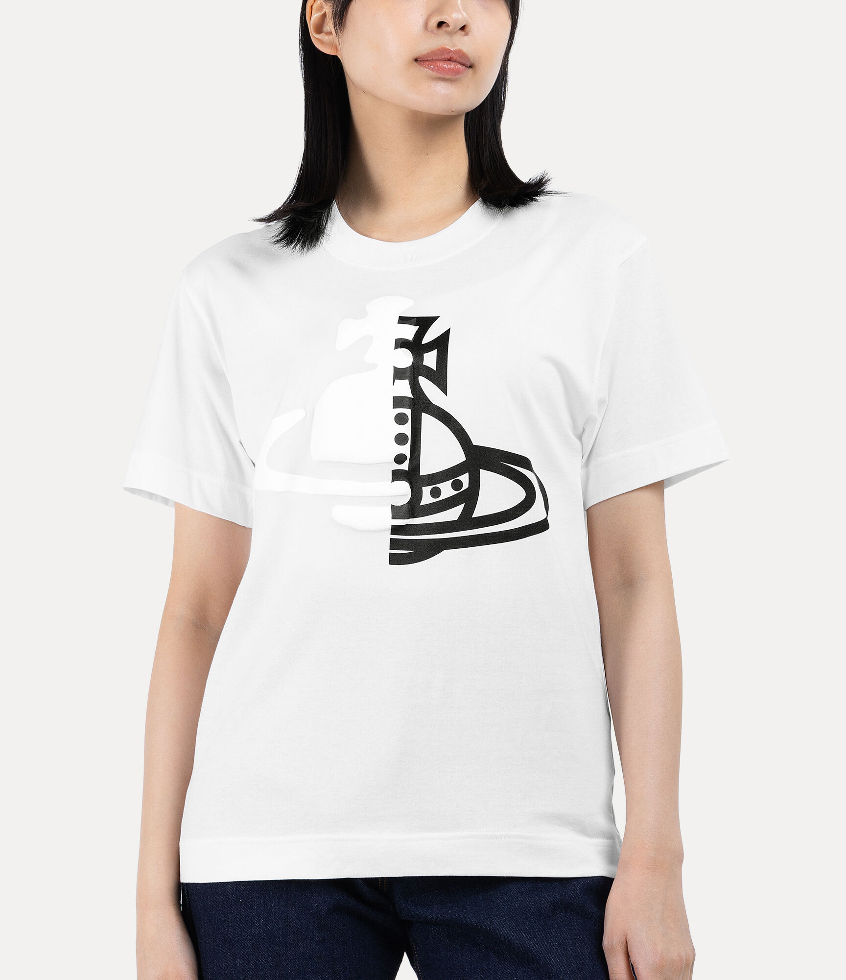 Half and Half Relaxed T-shirt  large image number 4