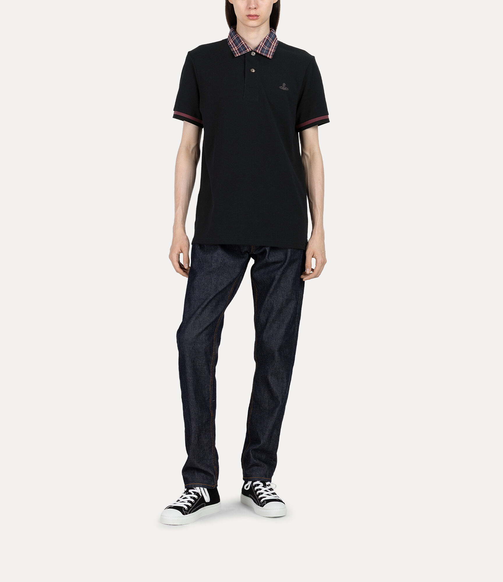 Detailed Check Polo  large image number 2