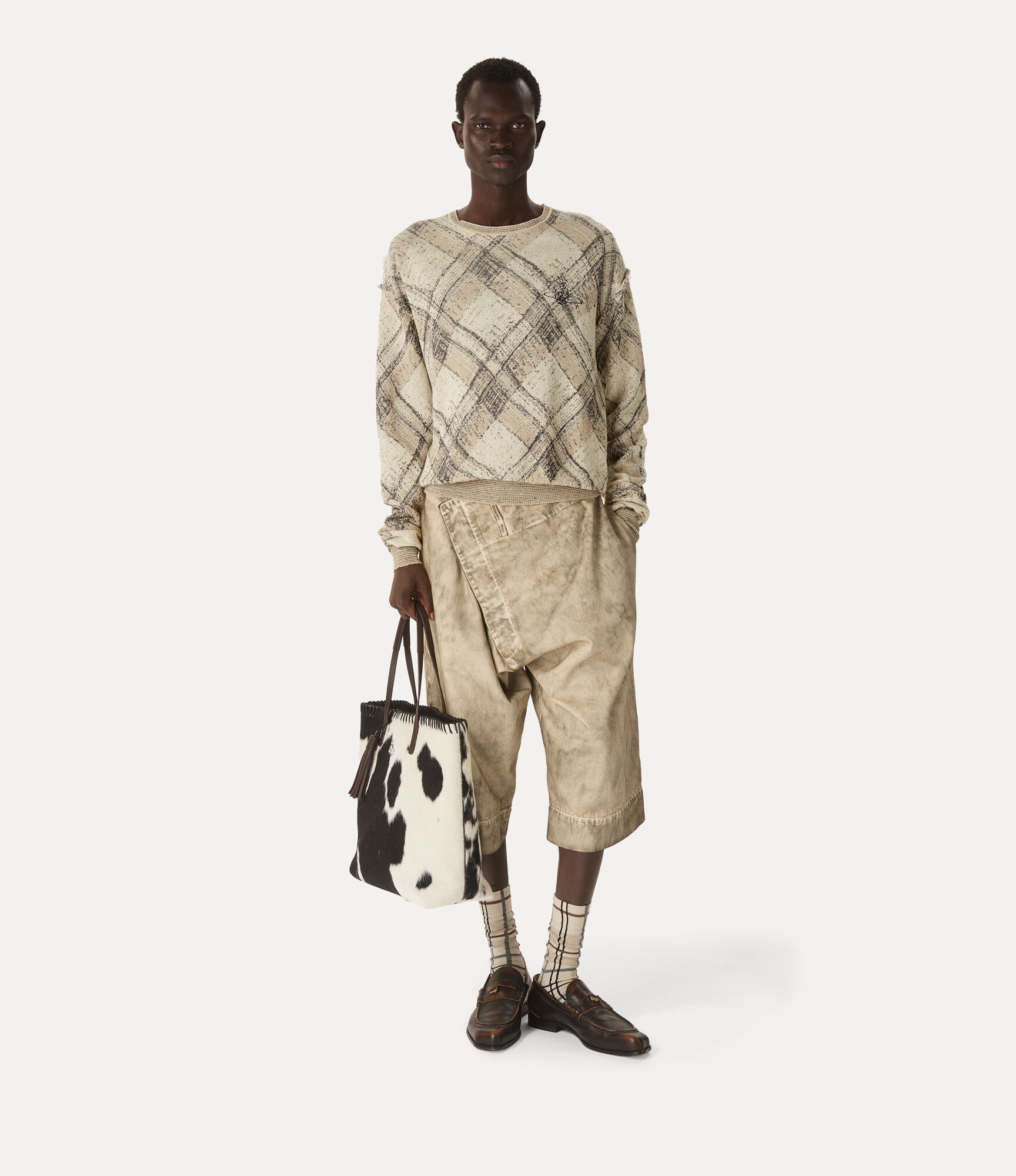 Broken Tartan Jumper  large image number 2