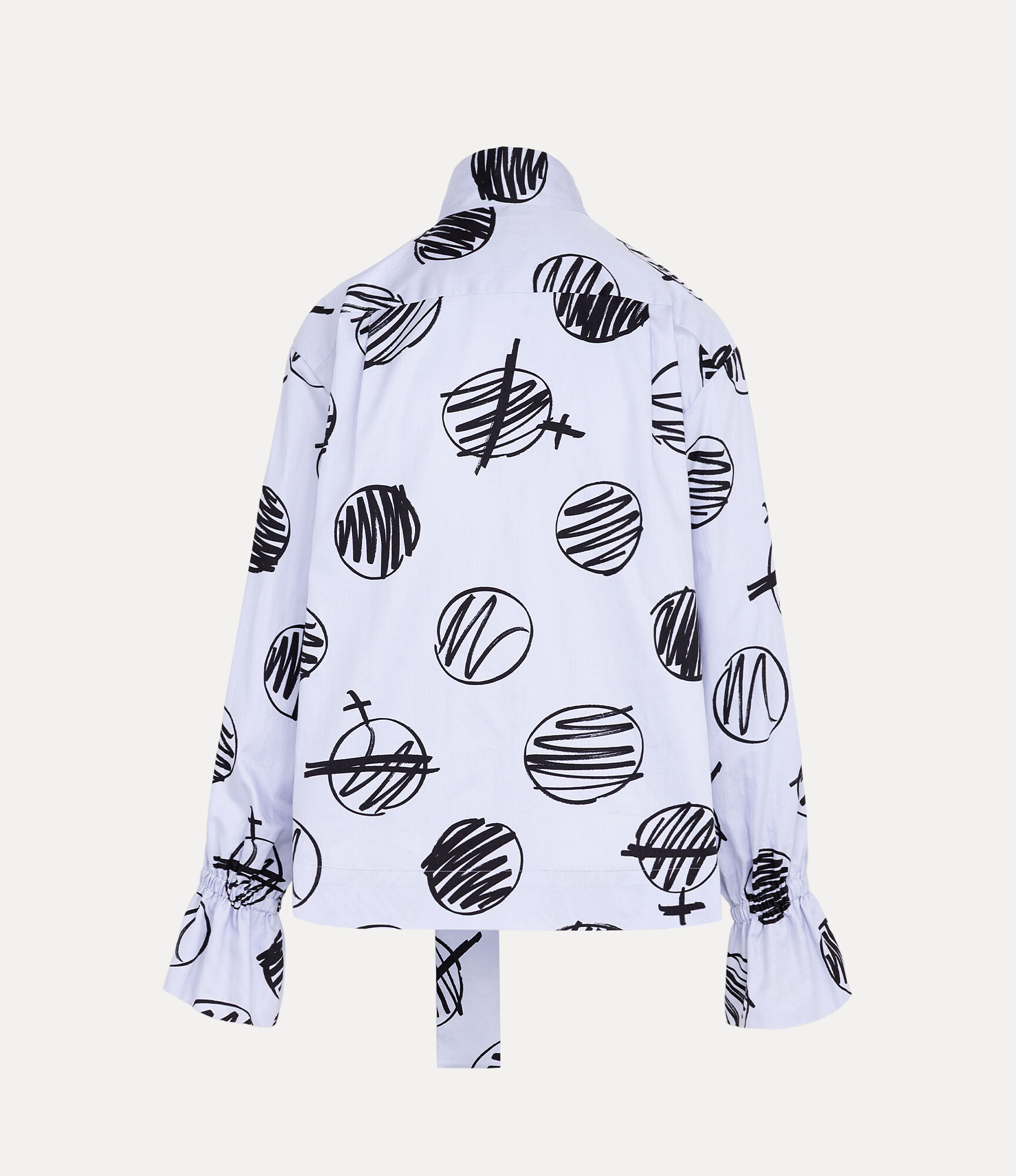 Scribble Dots Print Bow Top  large image number 5