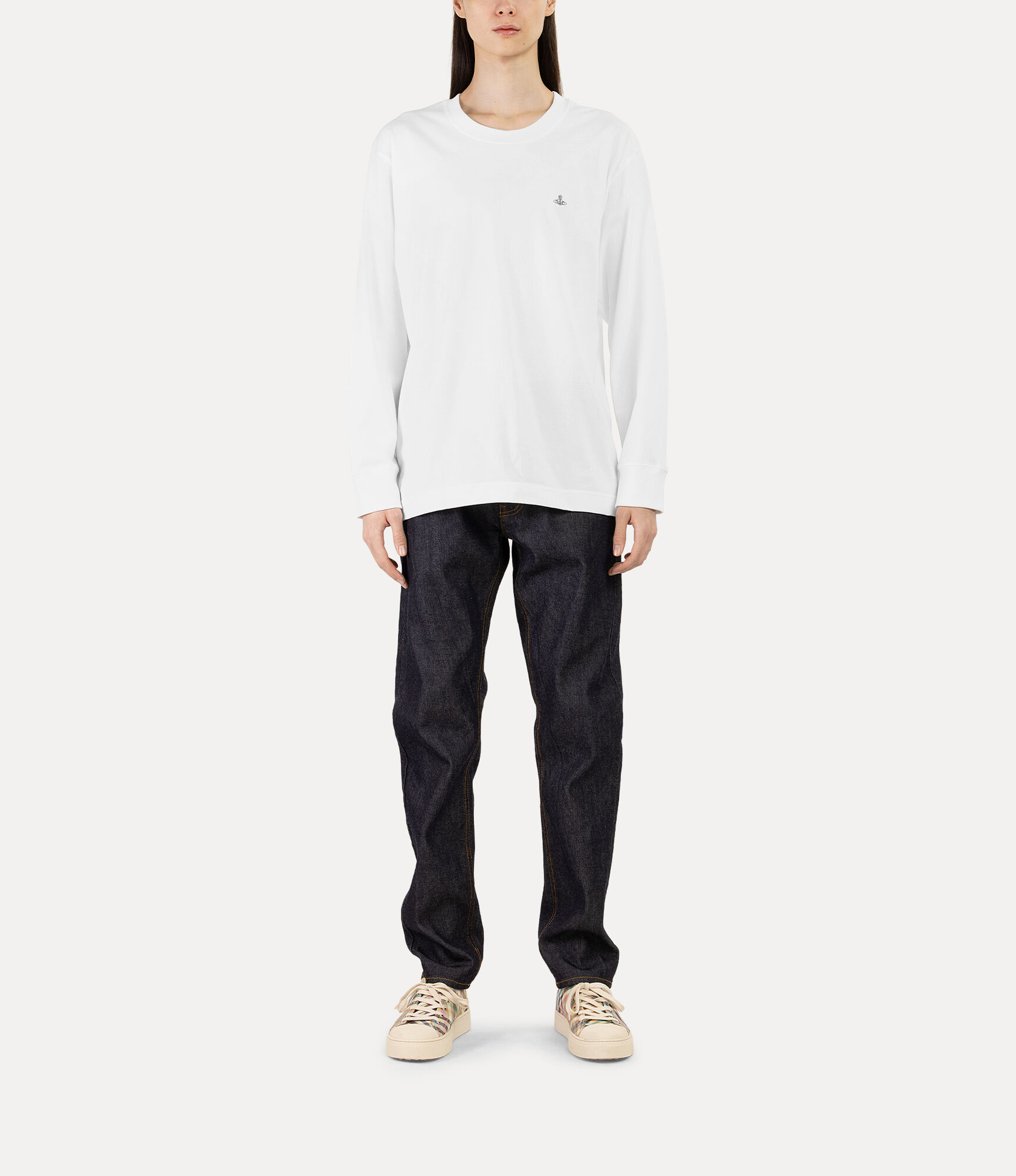  One Point Long Sleeve T-shirt  large image number 2