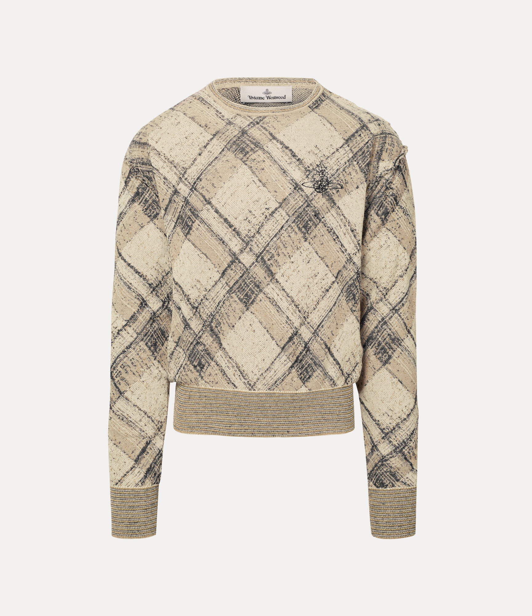 Broken Tartan Jumper  large image number 1