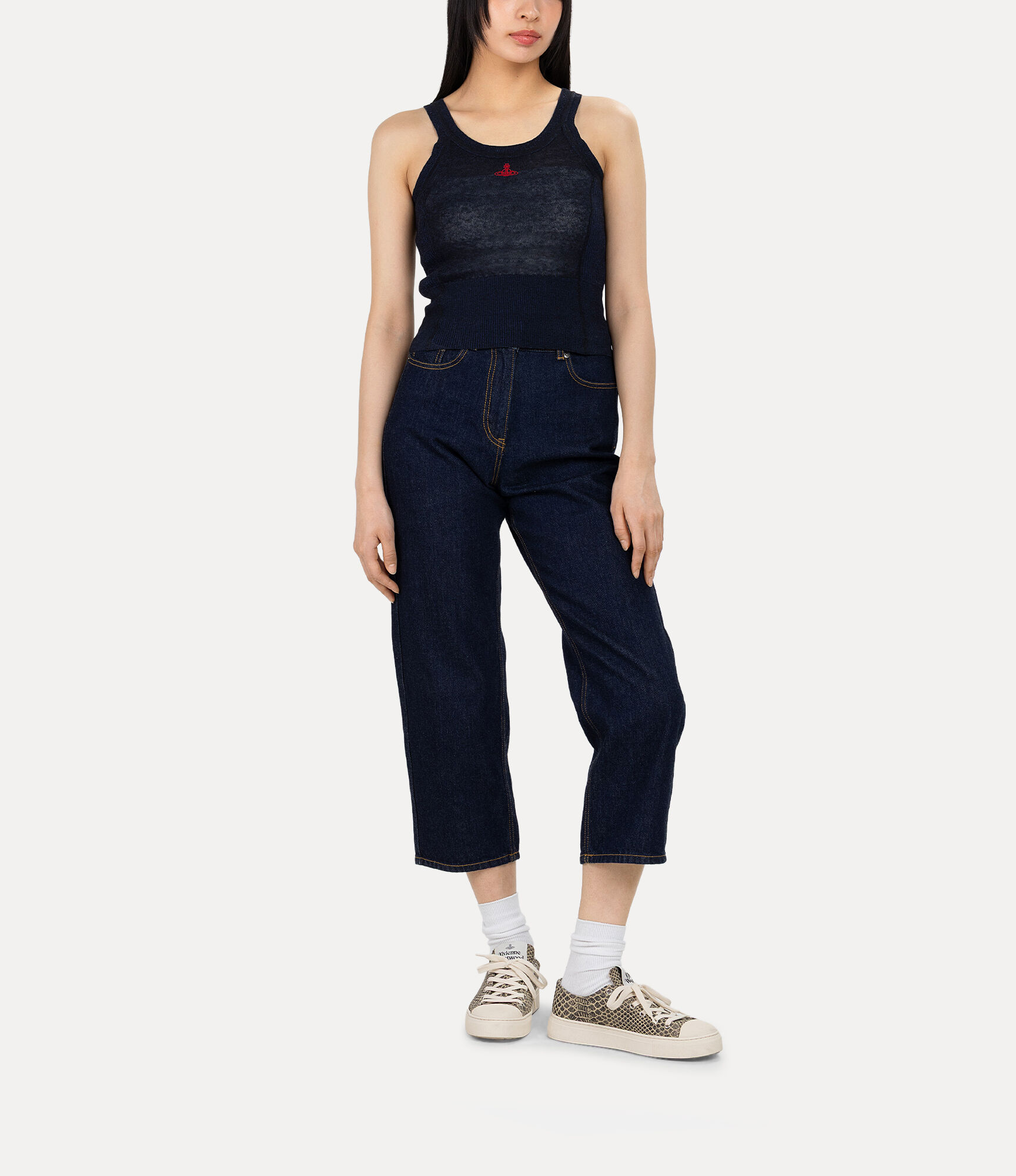 Cotton Linen Mix Plating Camisole  large image number 2