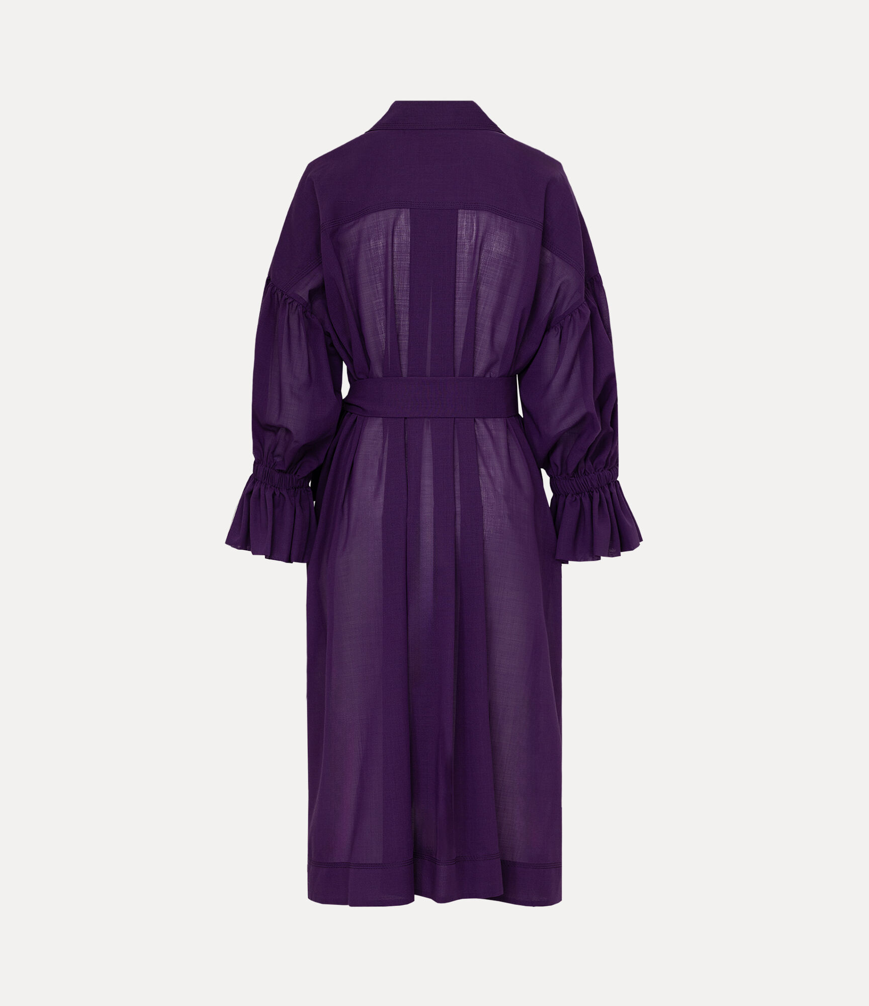 Sheer Wool Pintuck Dress  large image number 5