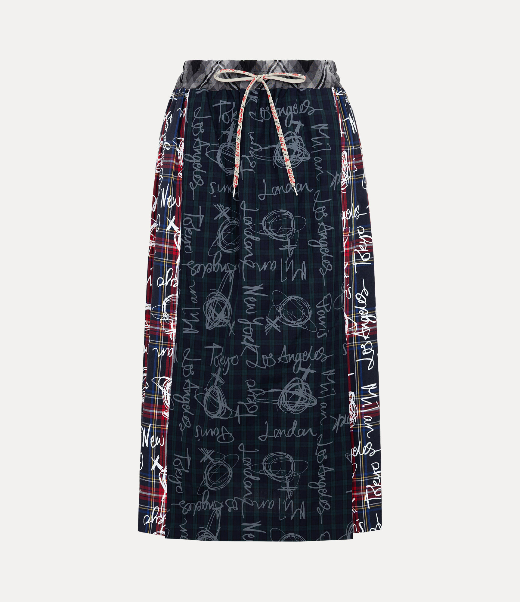 Little Cities Check Skirt